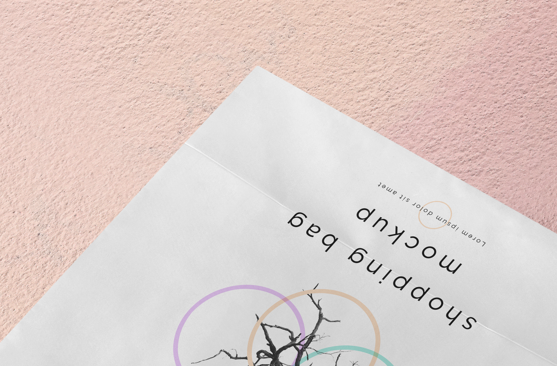 boutique store bag mockup