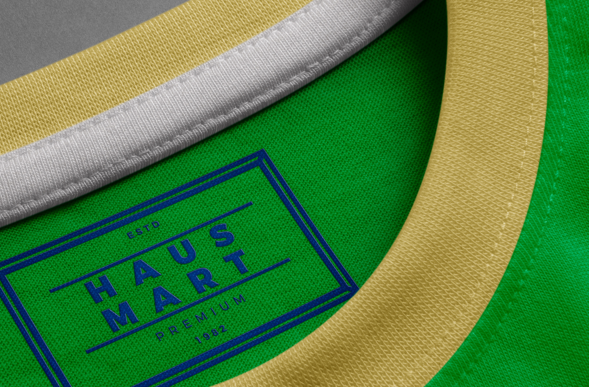 apparel label mock-up