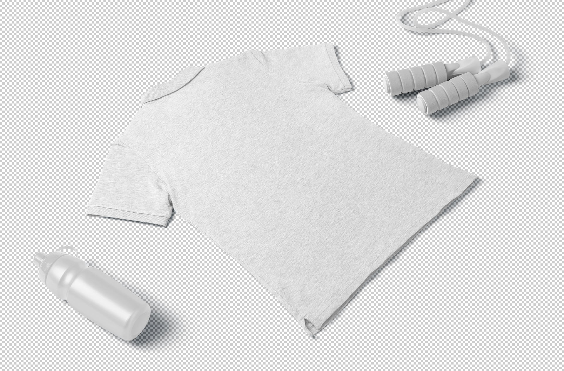 back view polo mock-up