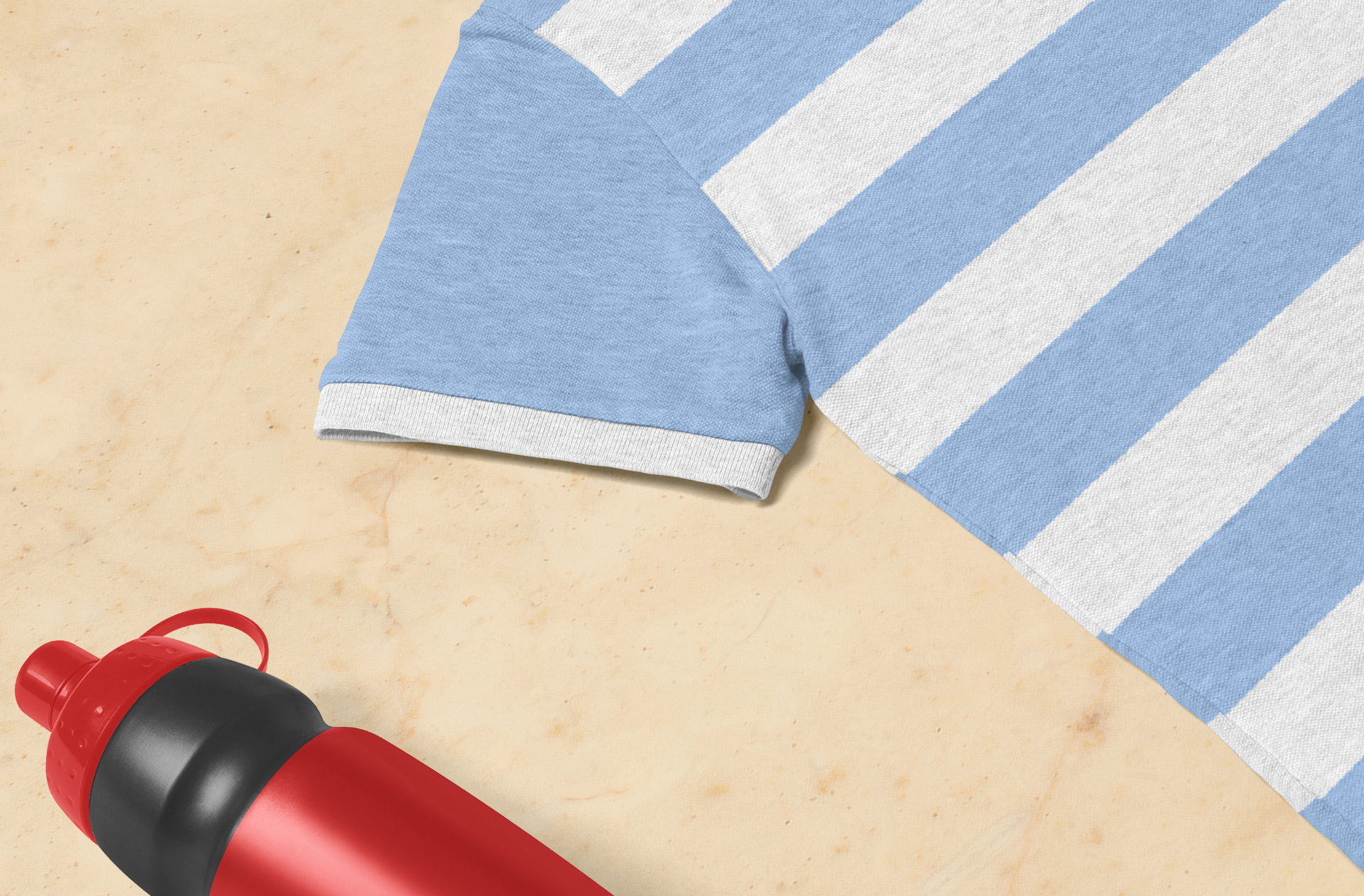 back view polo mock-up