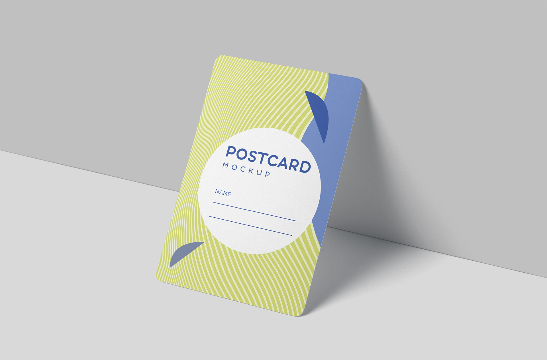 Standing Postcard Mockup ?? Stylish Display