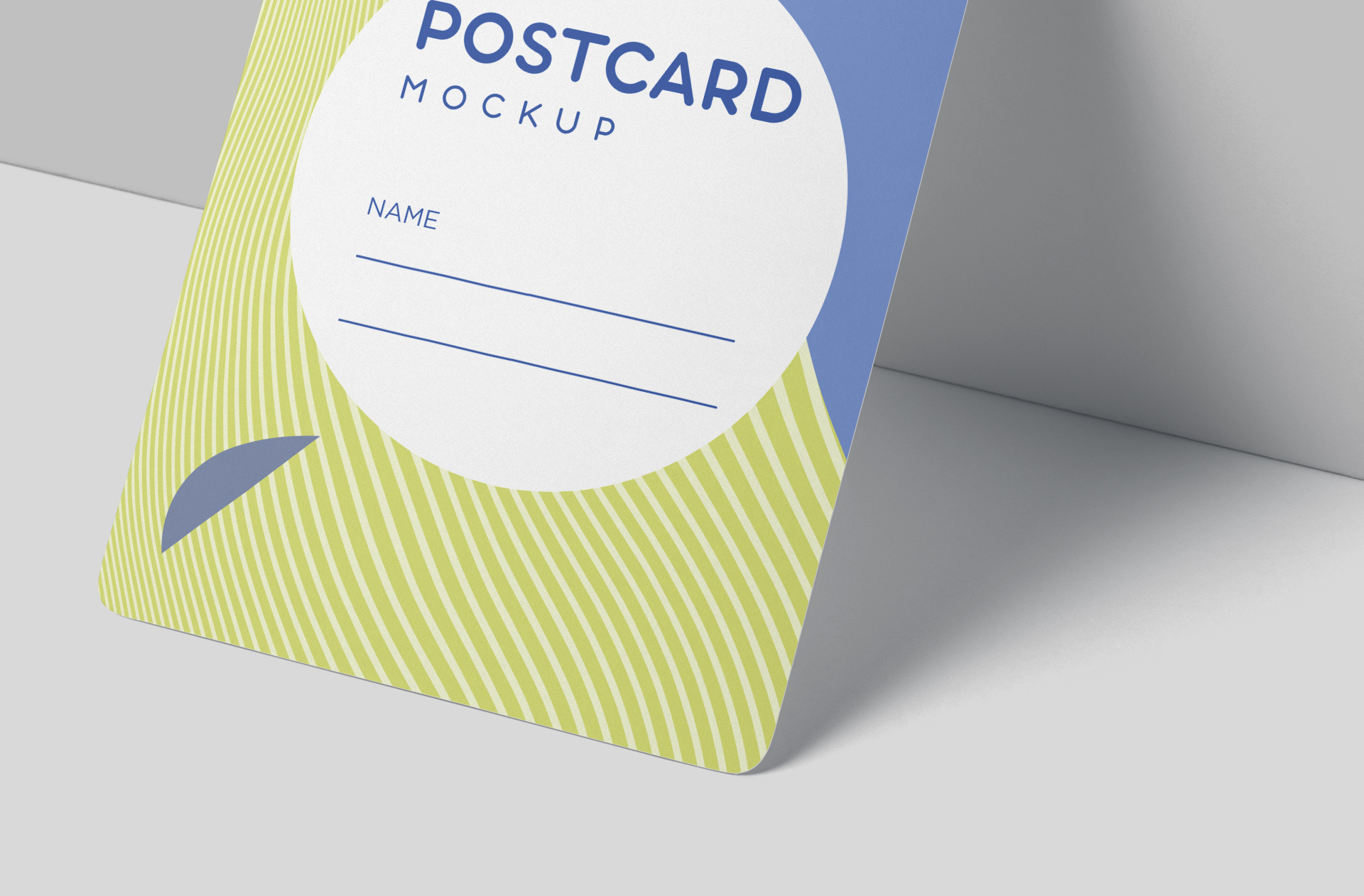 business postcard template