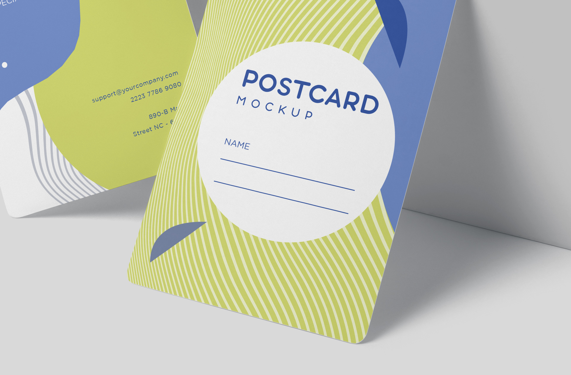 business postcard template