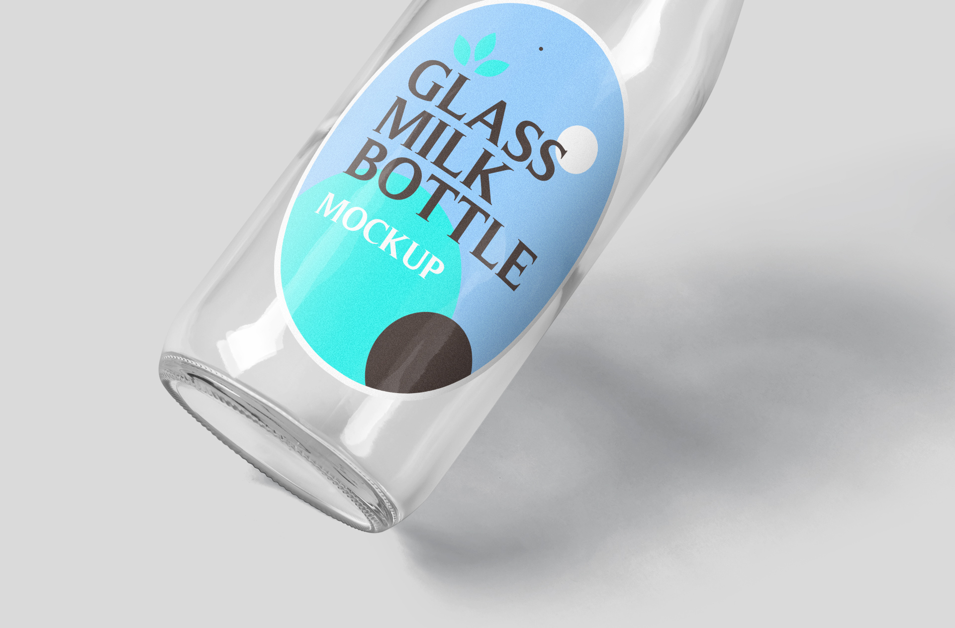 beverage branding mock-up