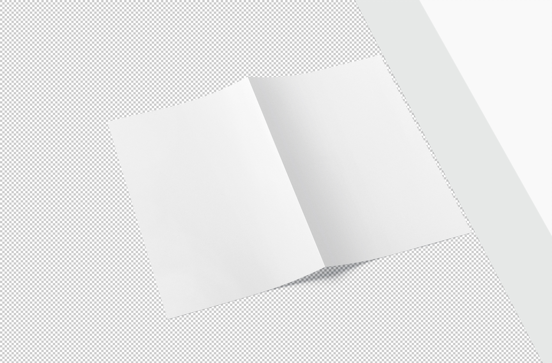 A4 bi-fold brochure mock-up