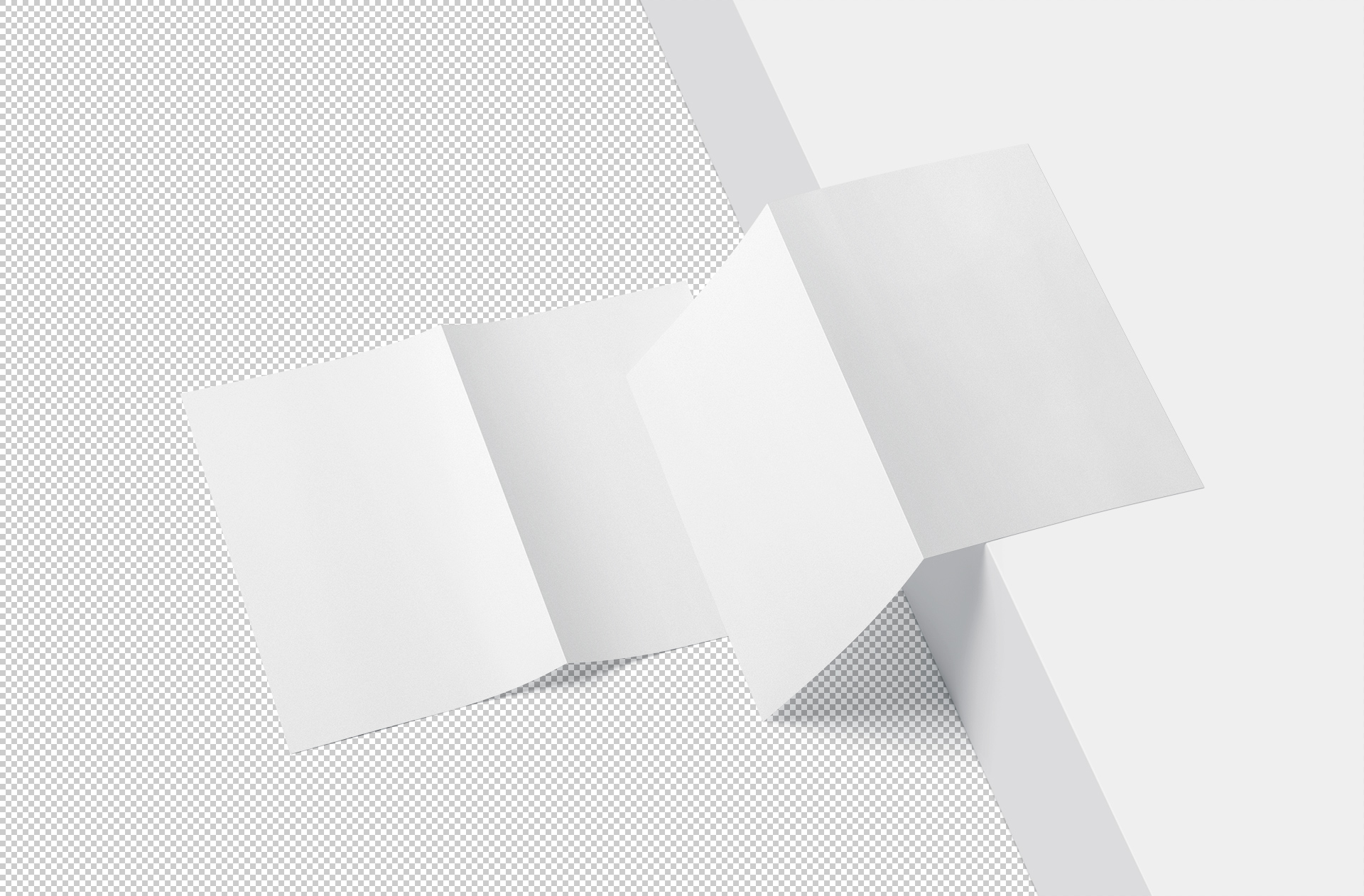 advertising bi-fold mock-up