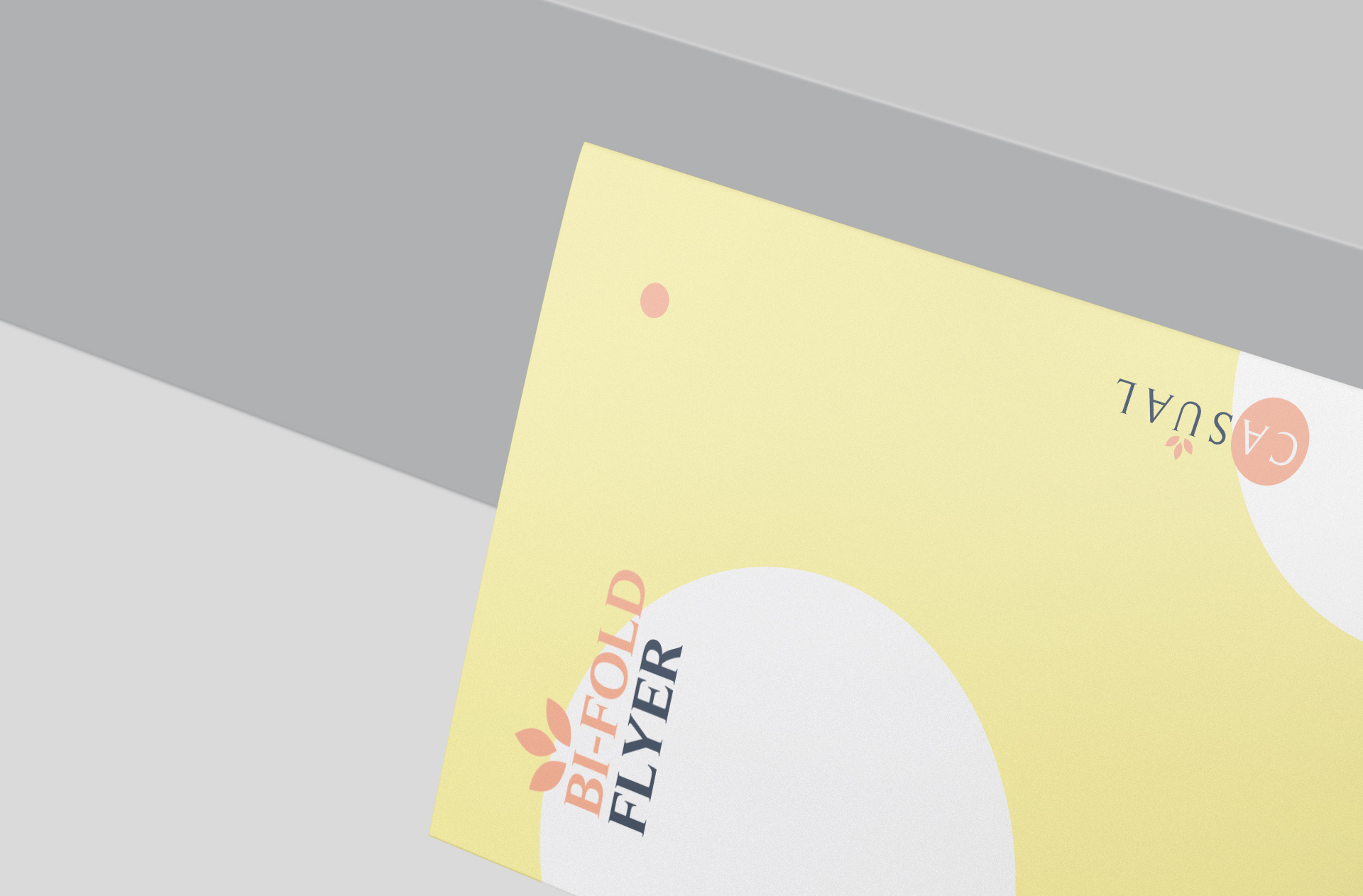 advertising bi-fold PSD