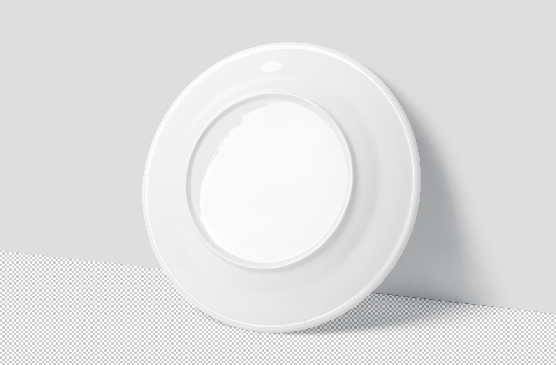 ceramic plate mock-up