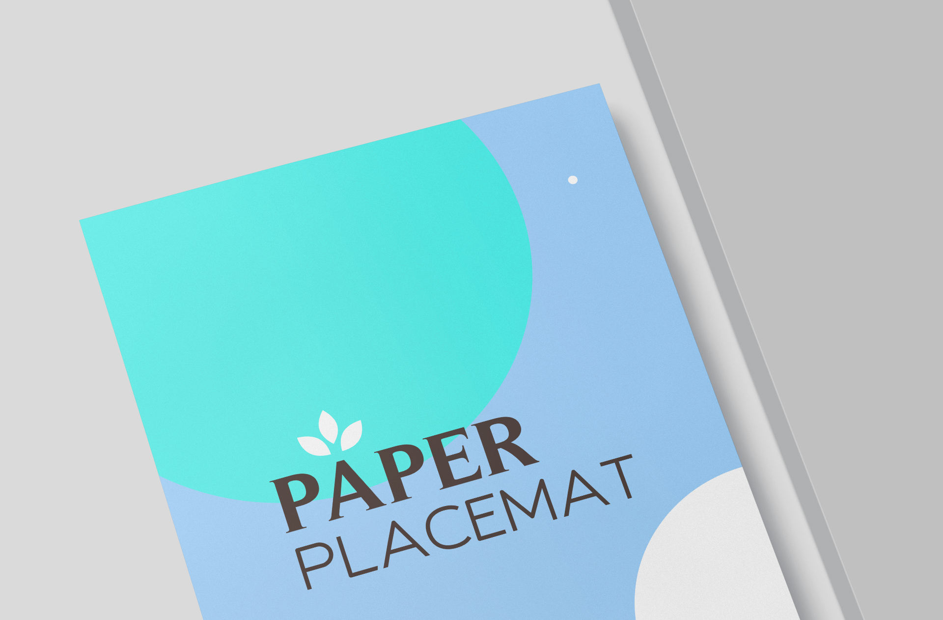 customizable paper placemat