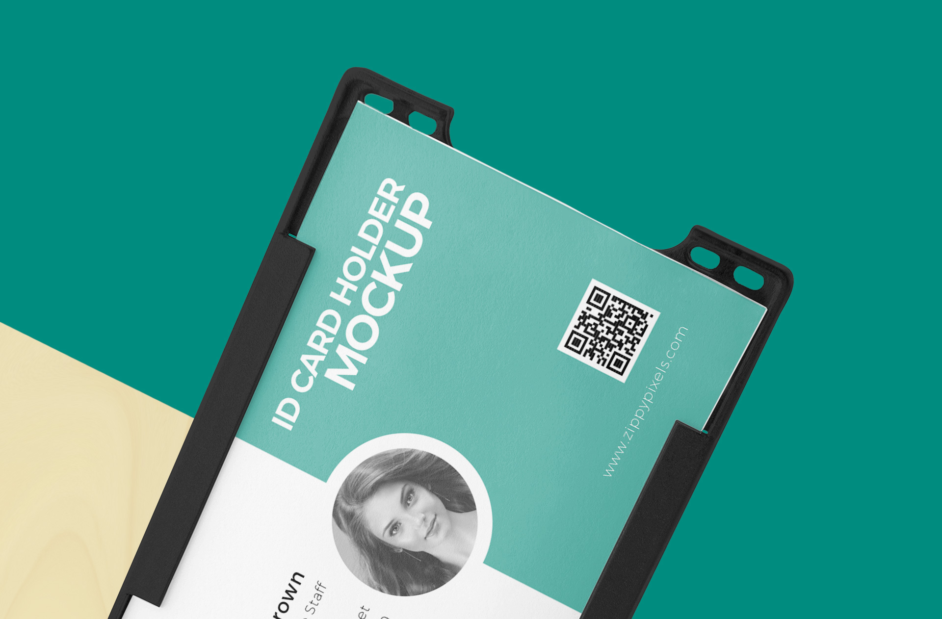 badge clip mockup