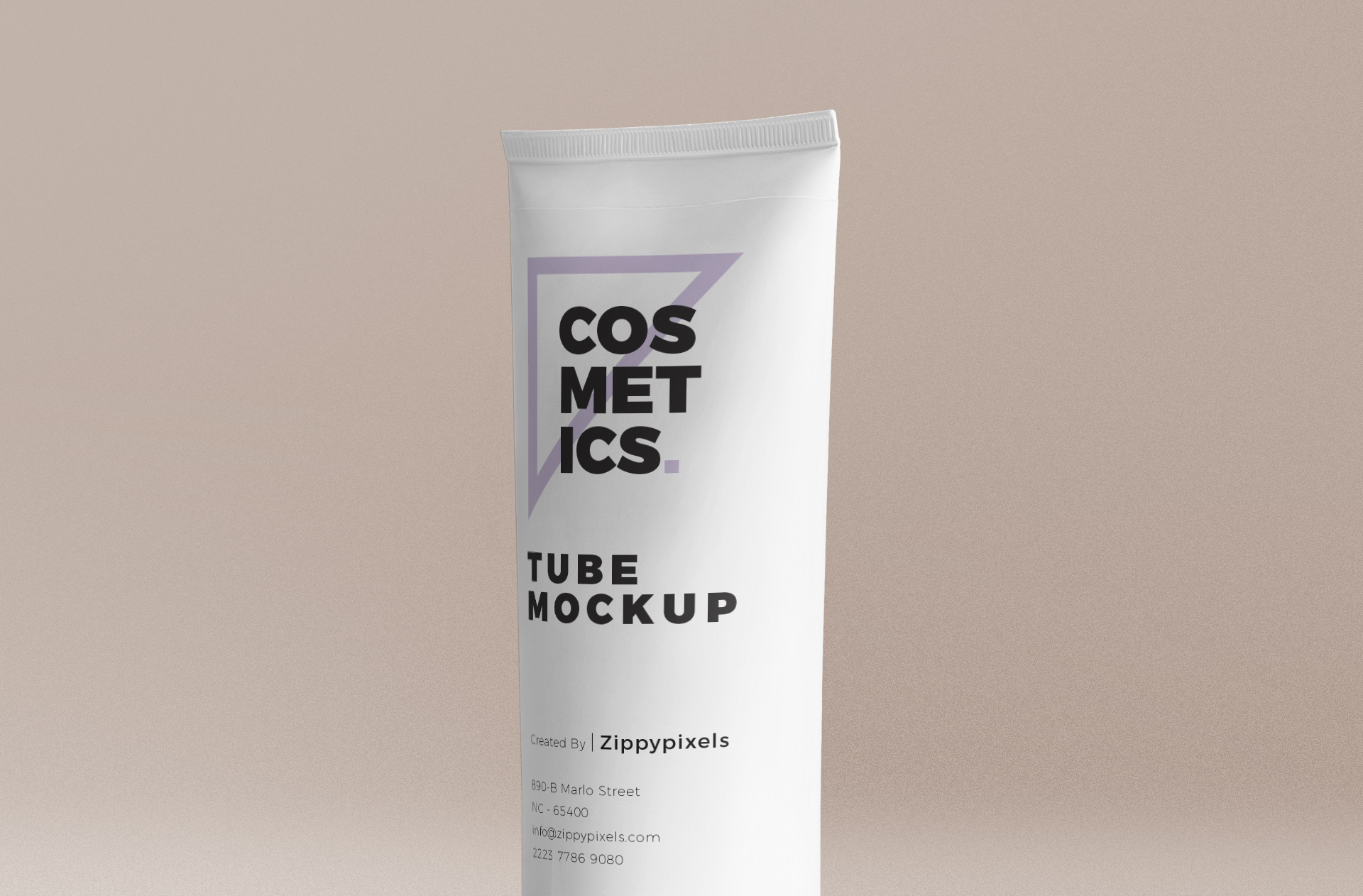 body lotion tube mockup