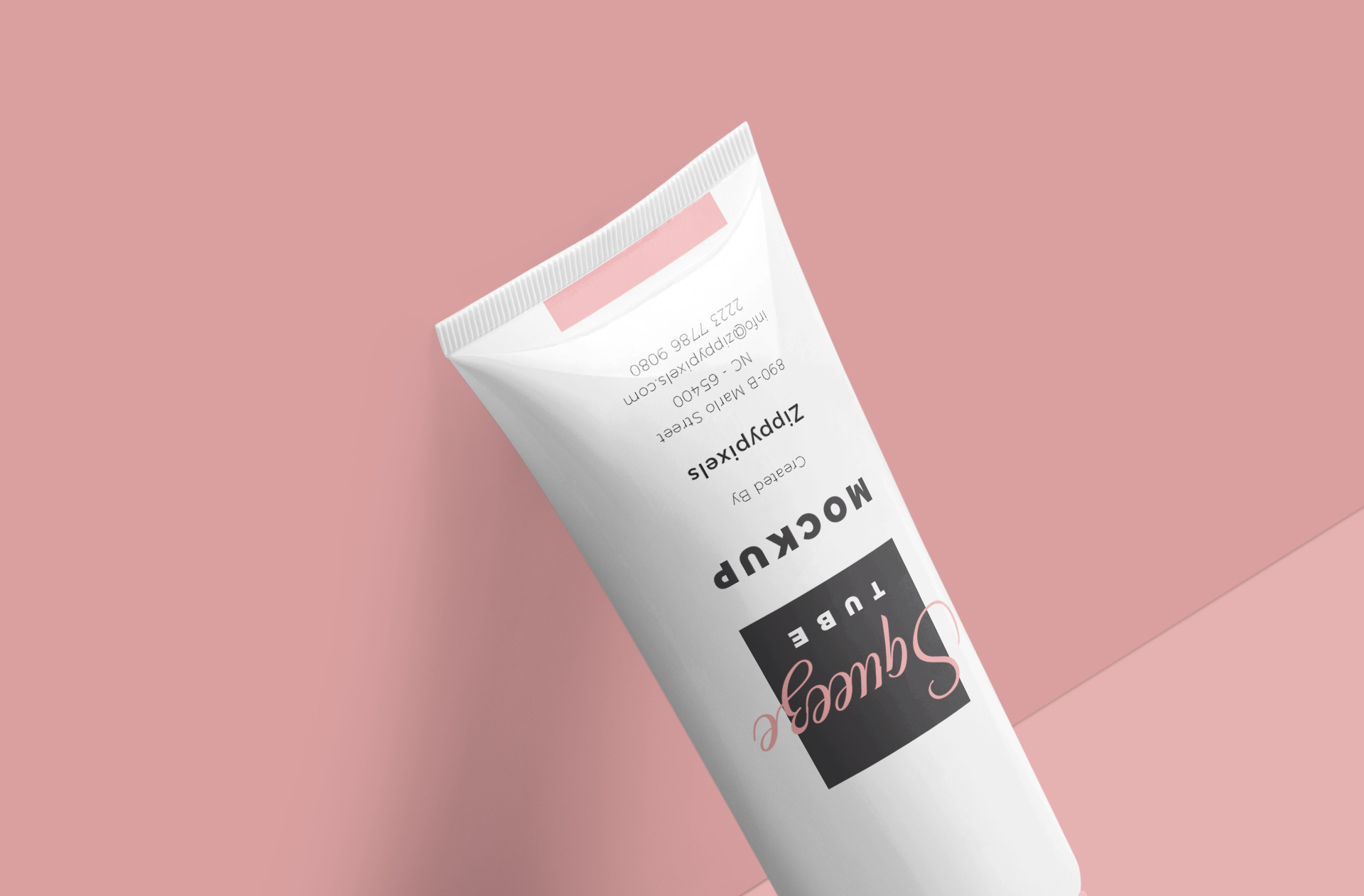 beauty tube mockup