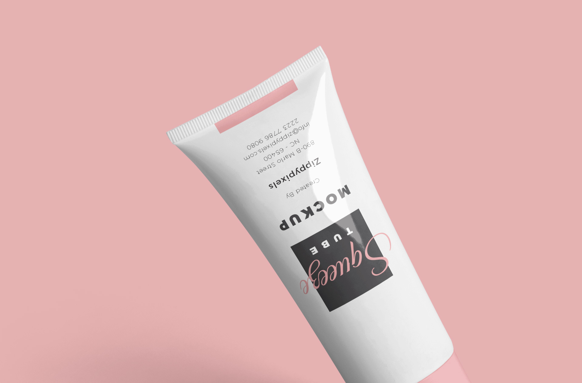 beauty tube mockup