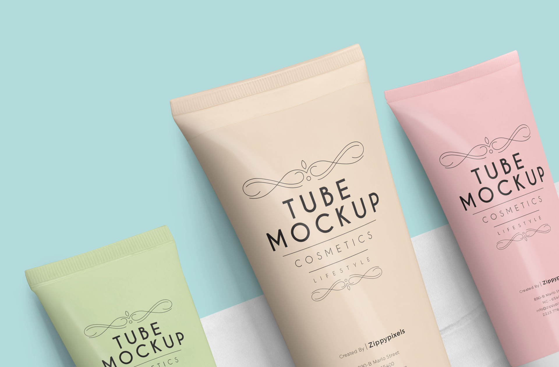 beauty packaging mockup