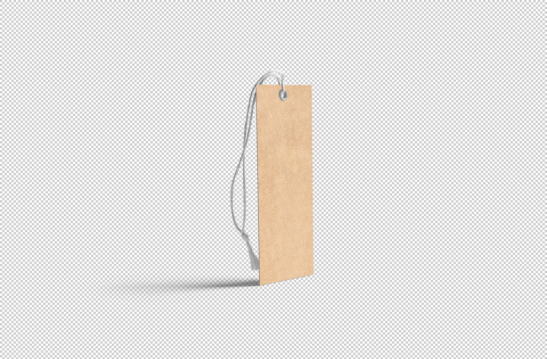 apparel tag mockup