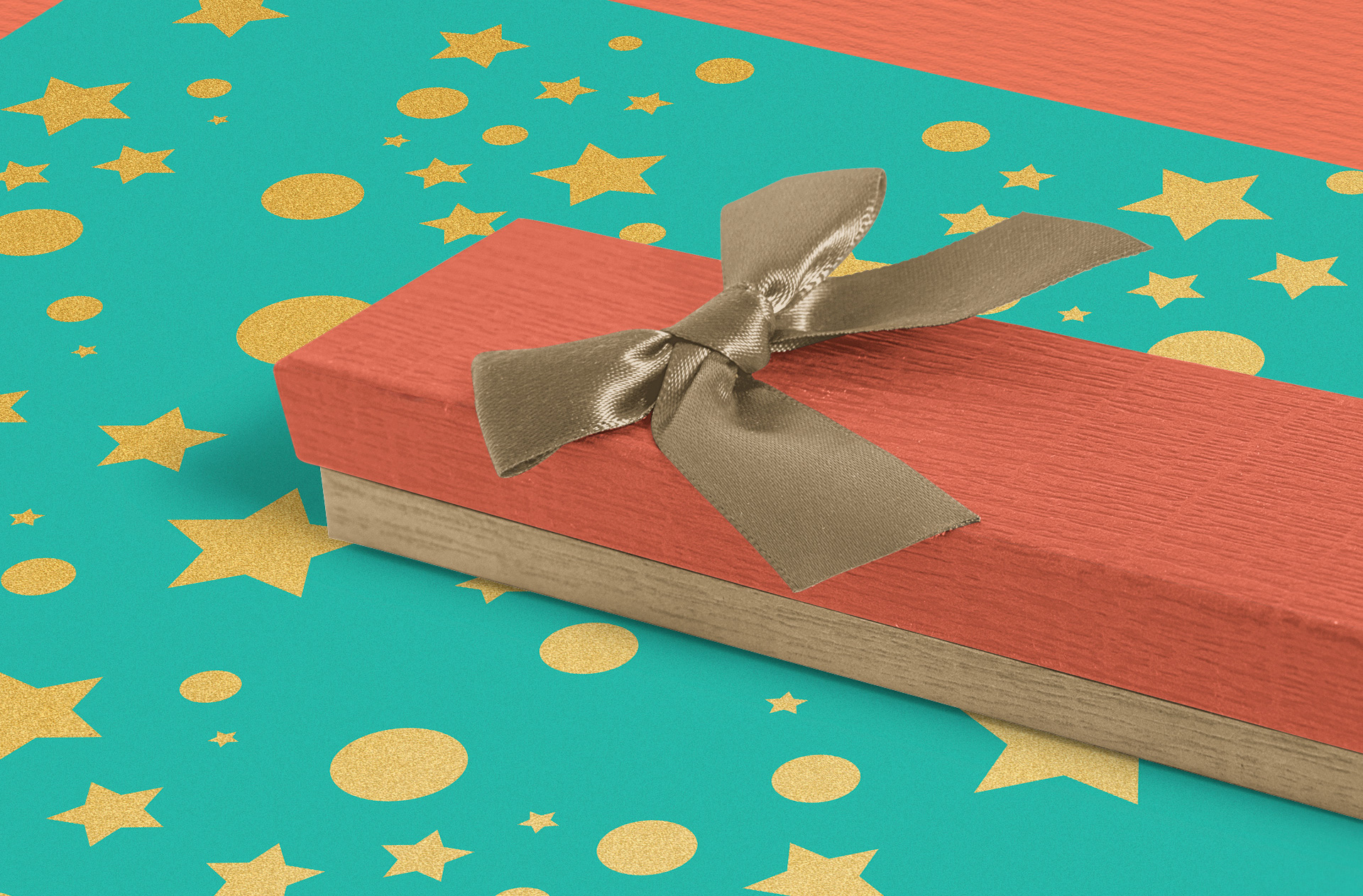 decorative box mockup