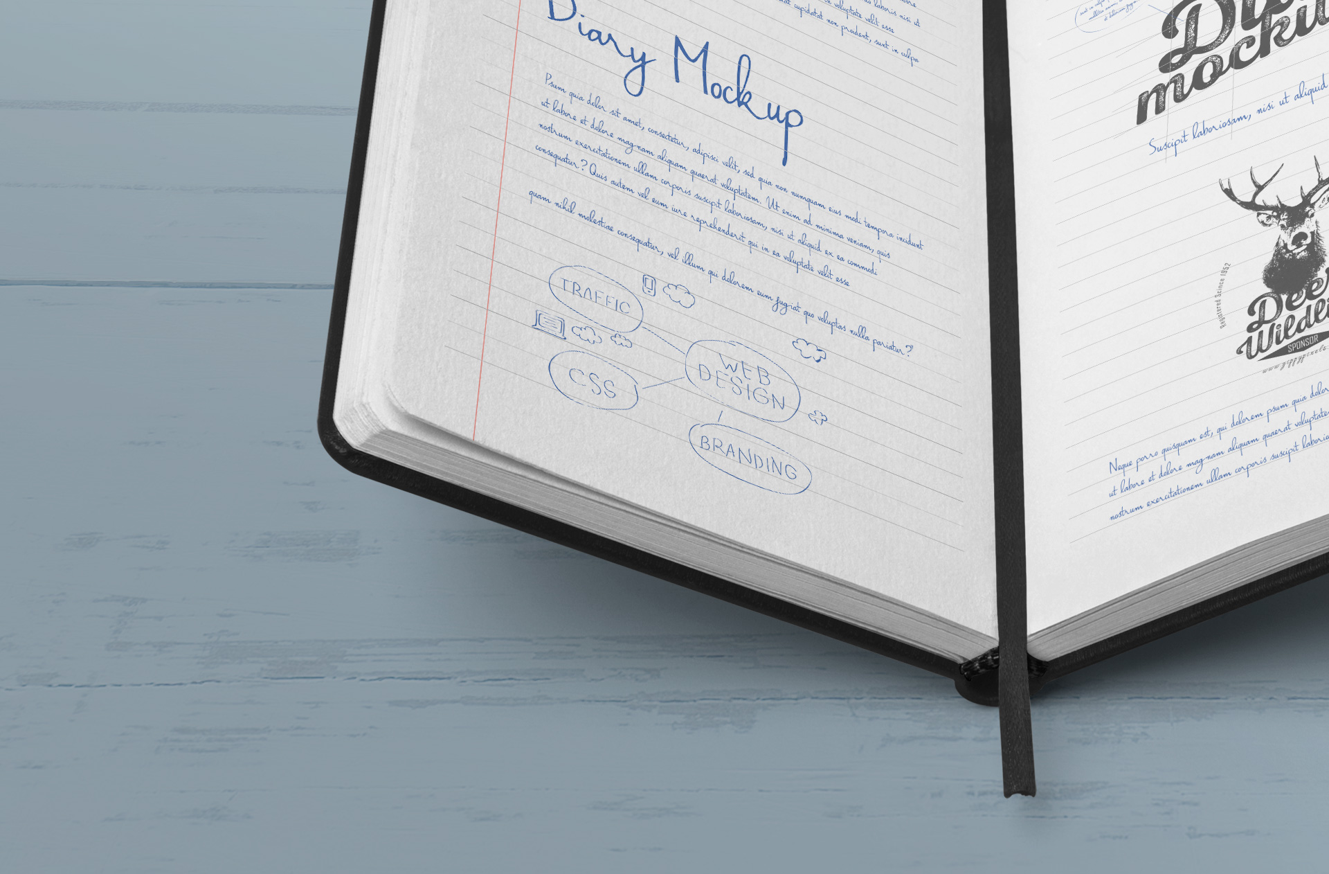 corporate stationery mockup