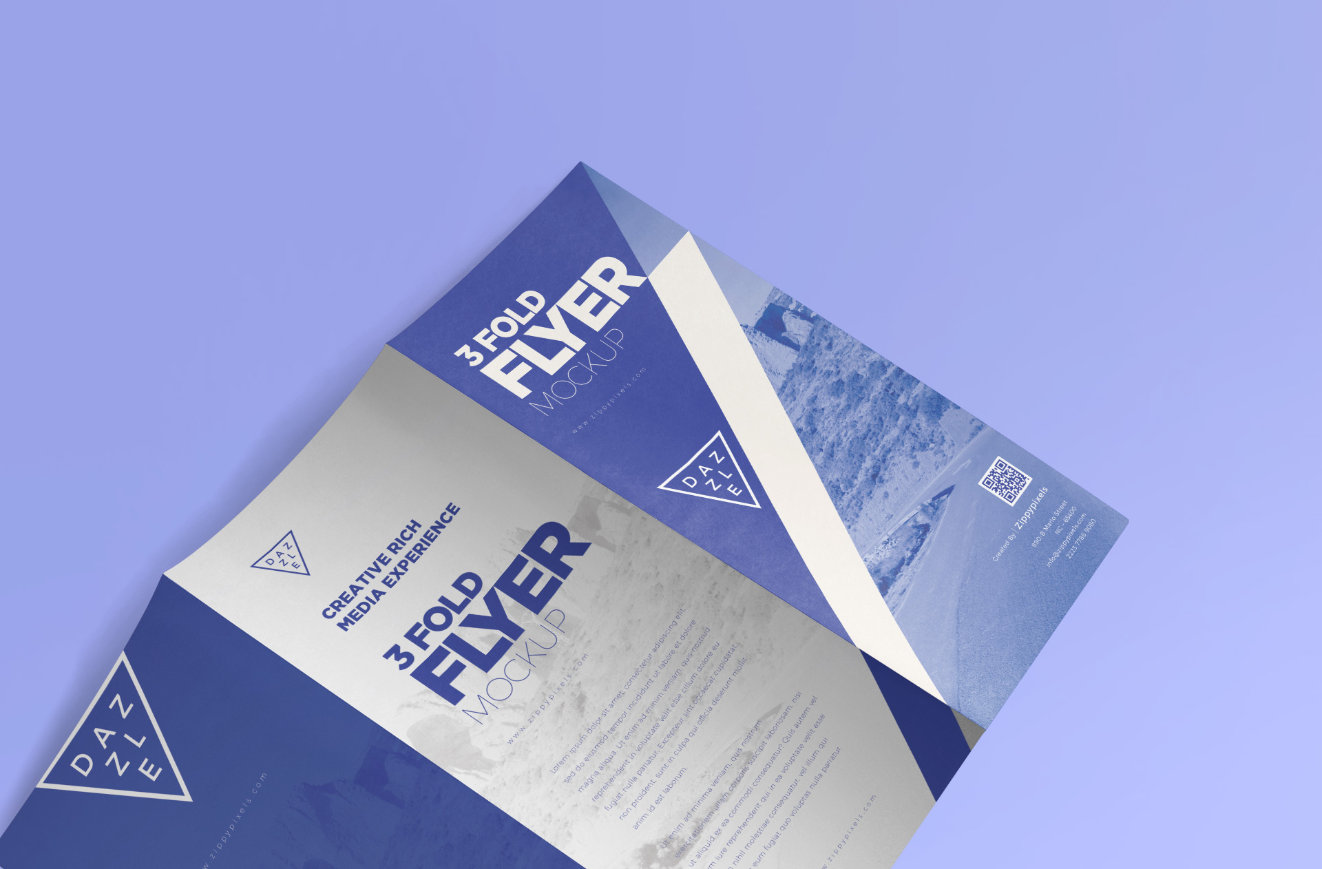 A4 flyer mockup