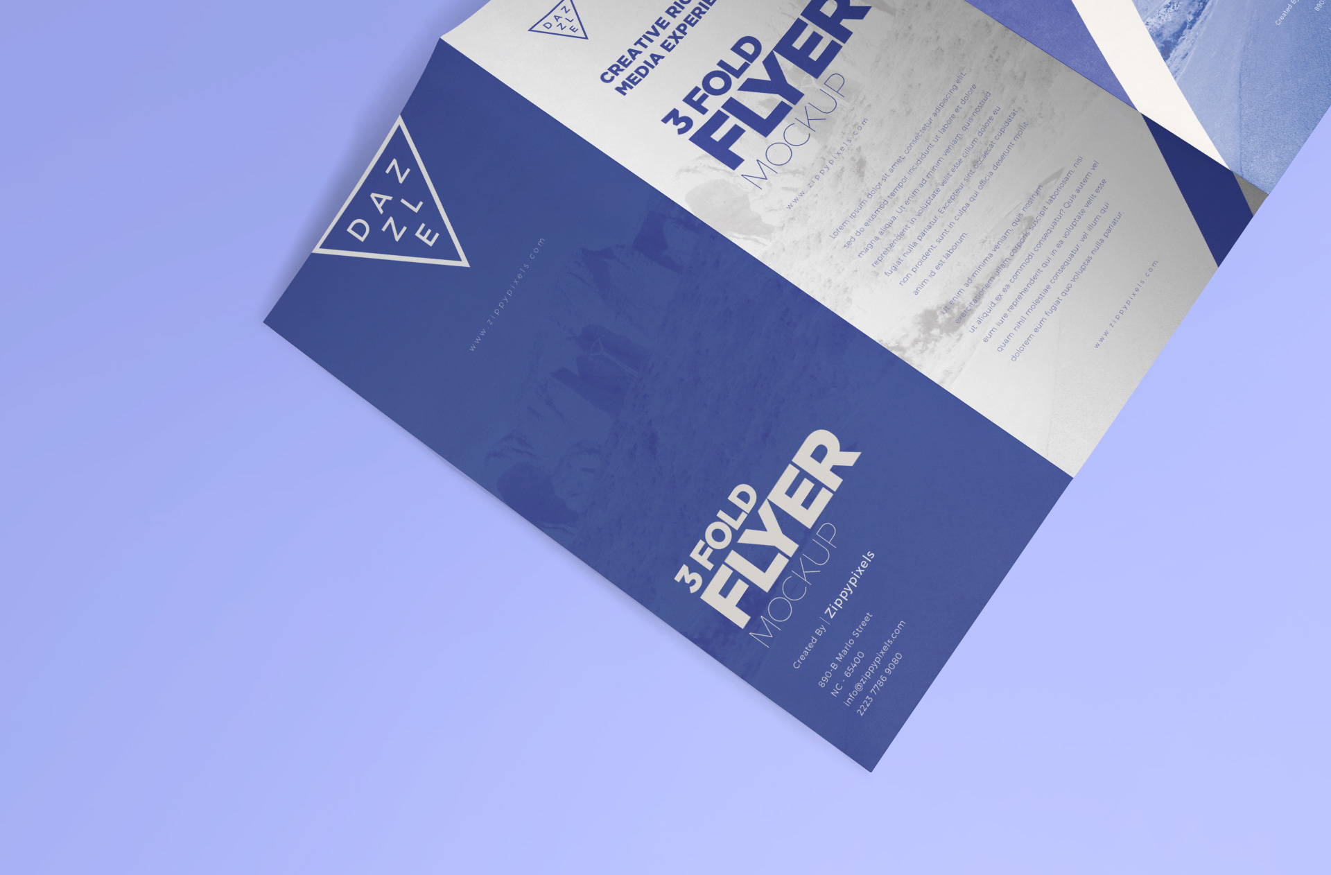A4 flyer mockup