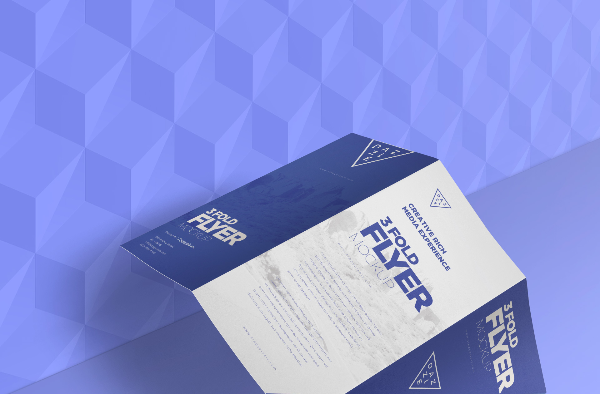 a4 paper flyer mockup