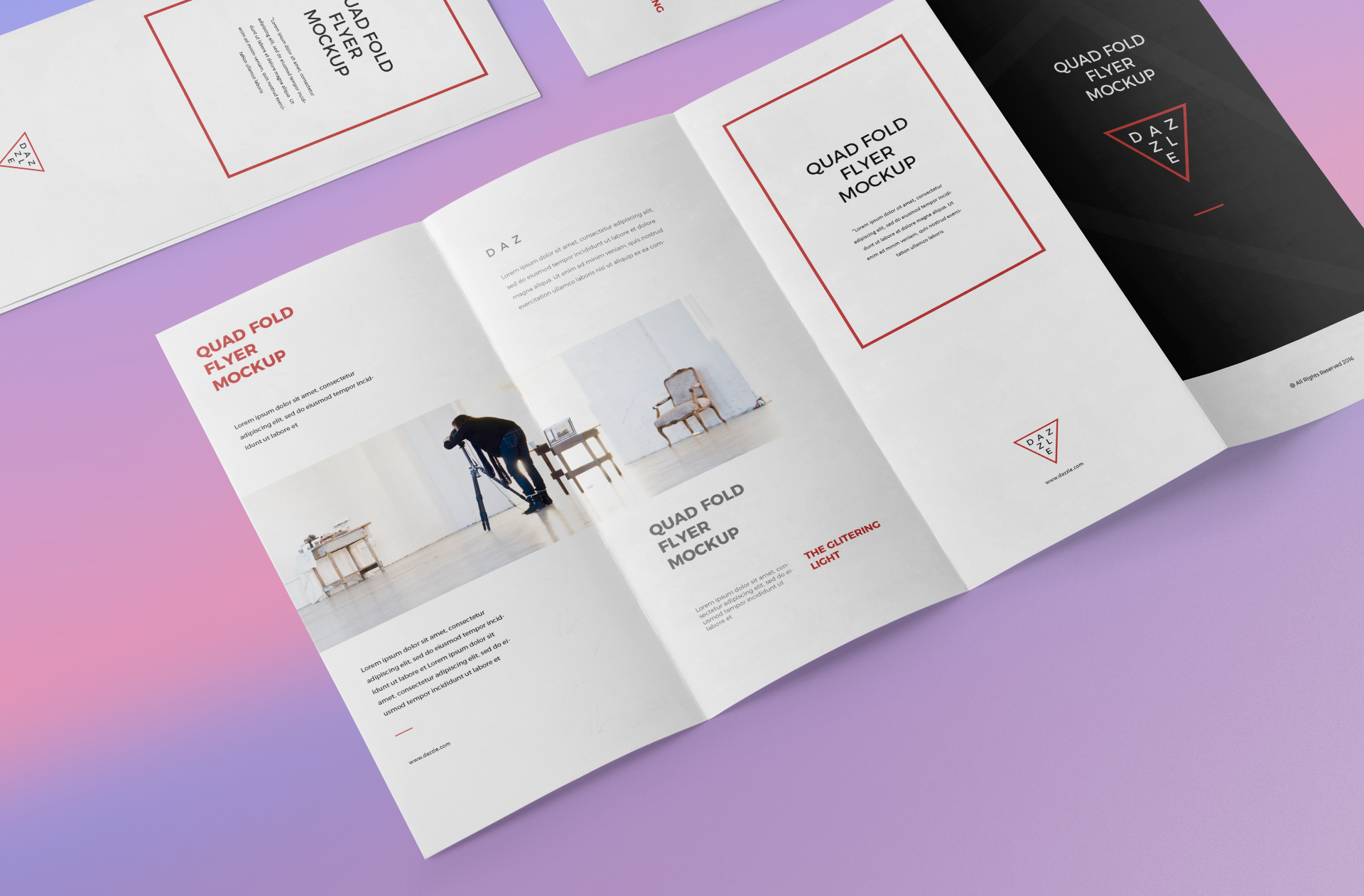 a4 leaflet mockup