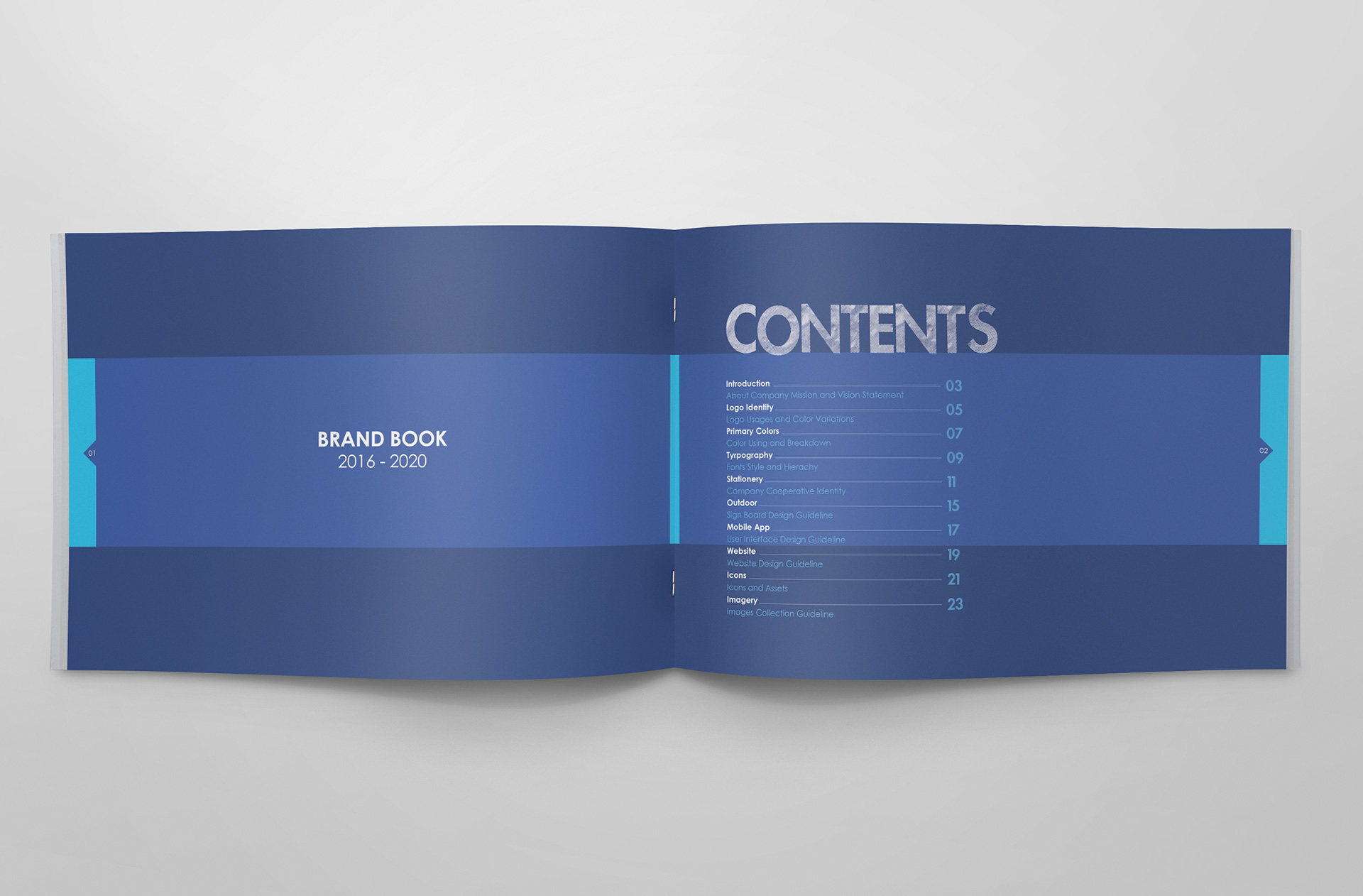 brand book template