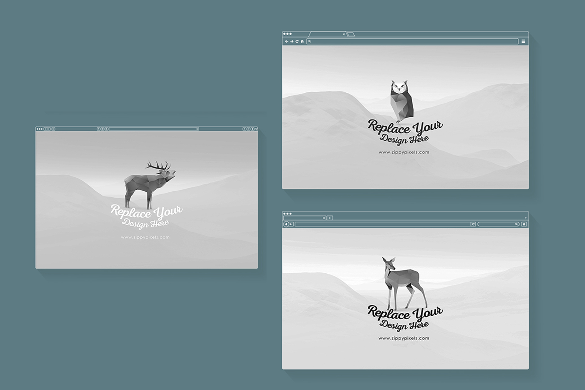free app interface mockup