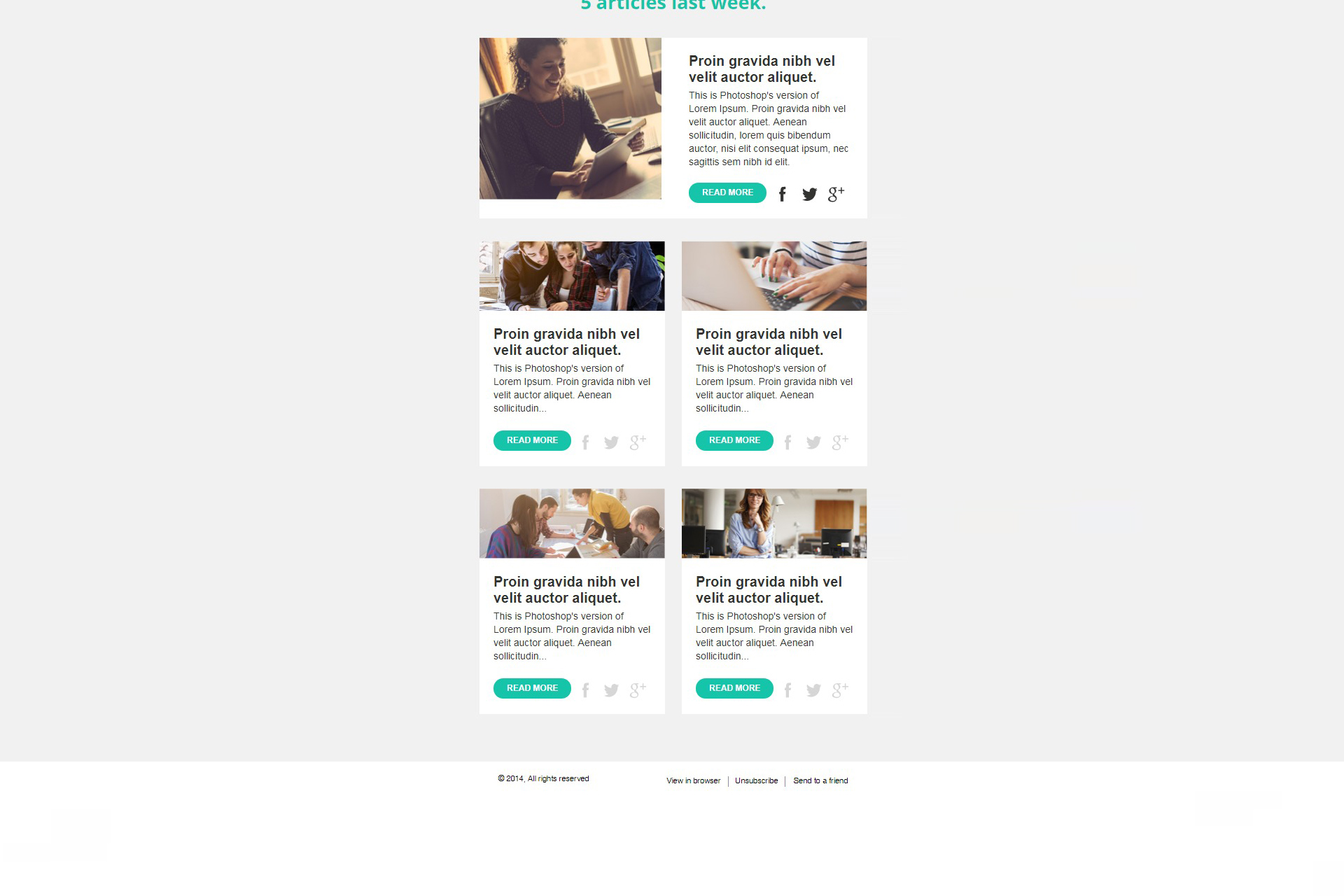 corporate email design