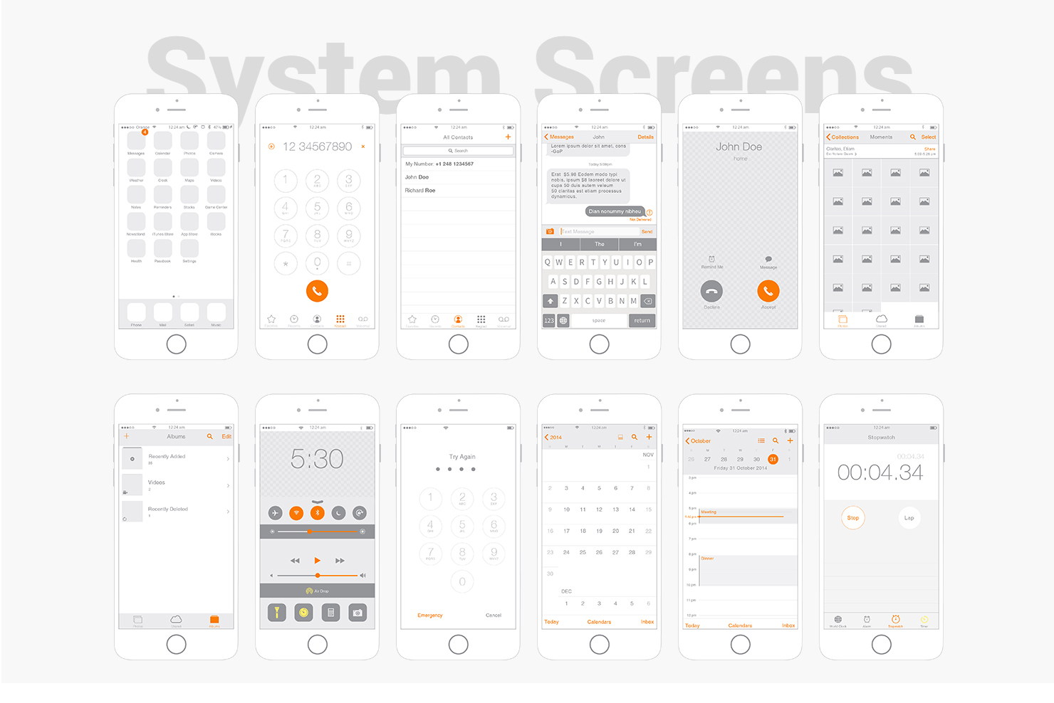 app design wireframe