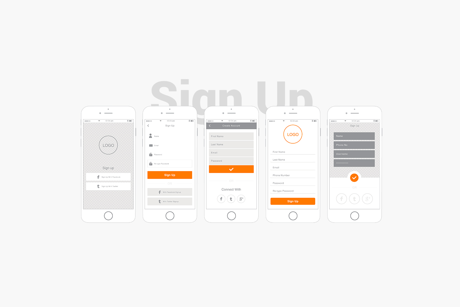 app design wireframe