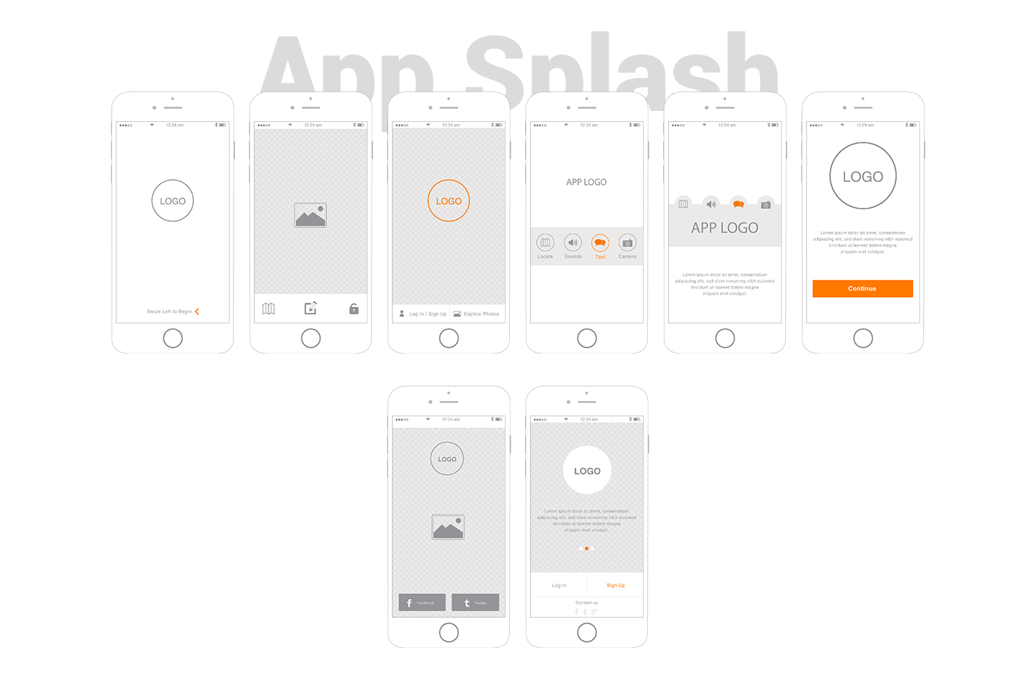 app design wireframe