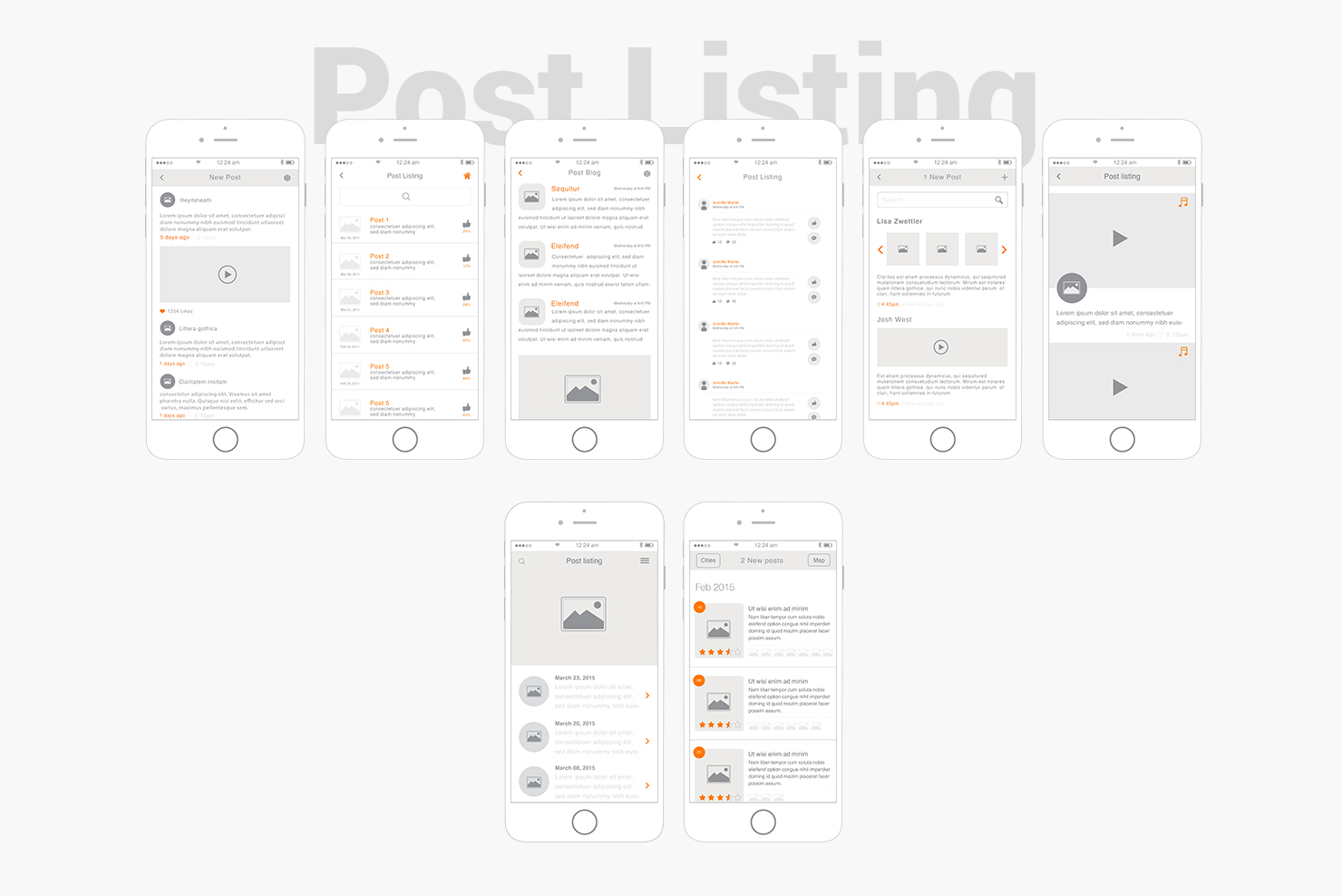 app design wireframe