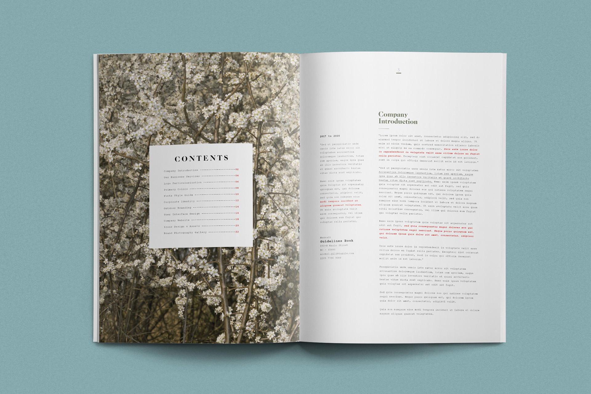 botanical brand book