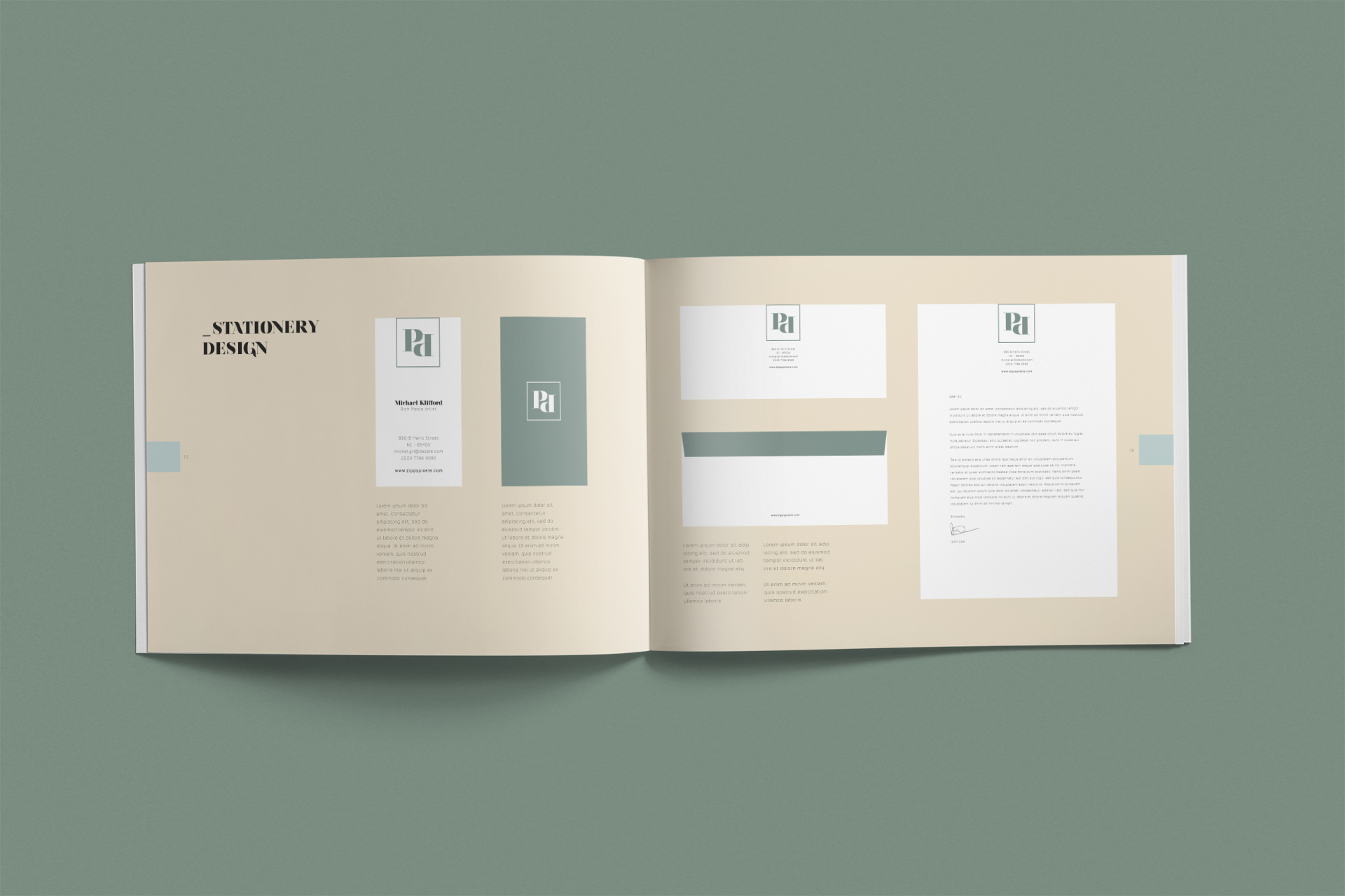 brand book template