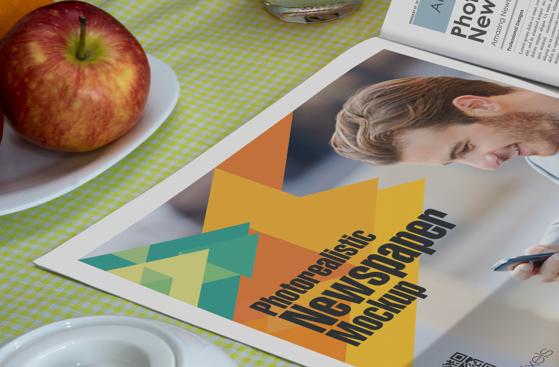 broadsheet mockup