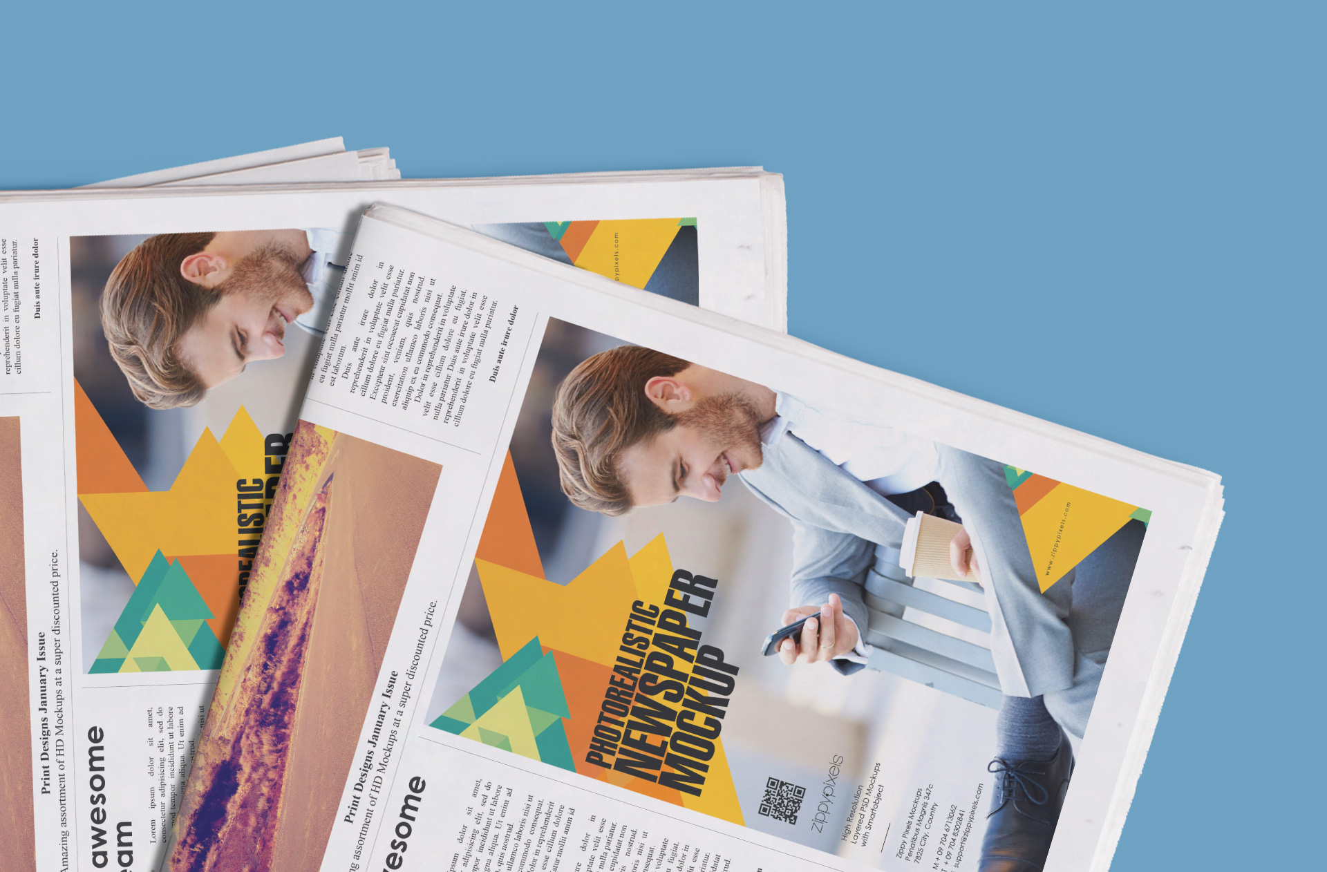 advertisement mockup