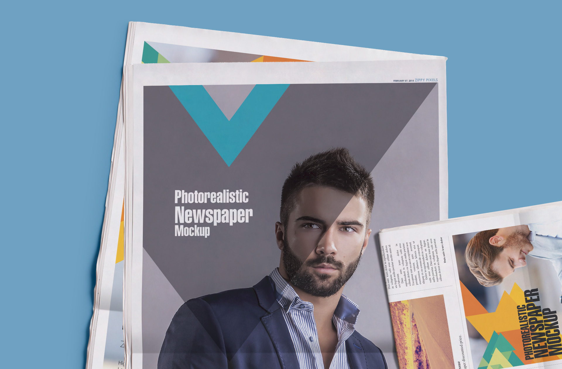 broadsheet mockup