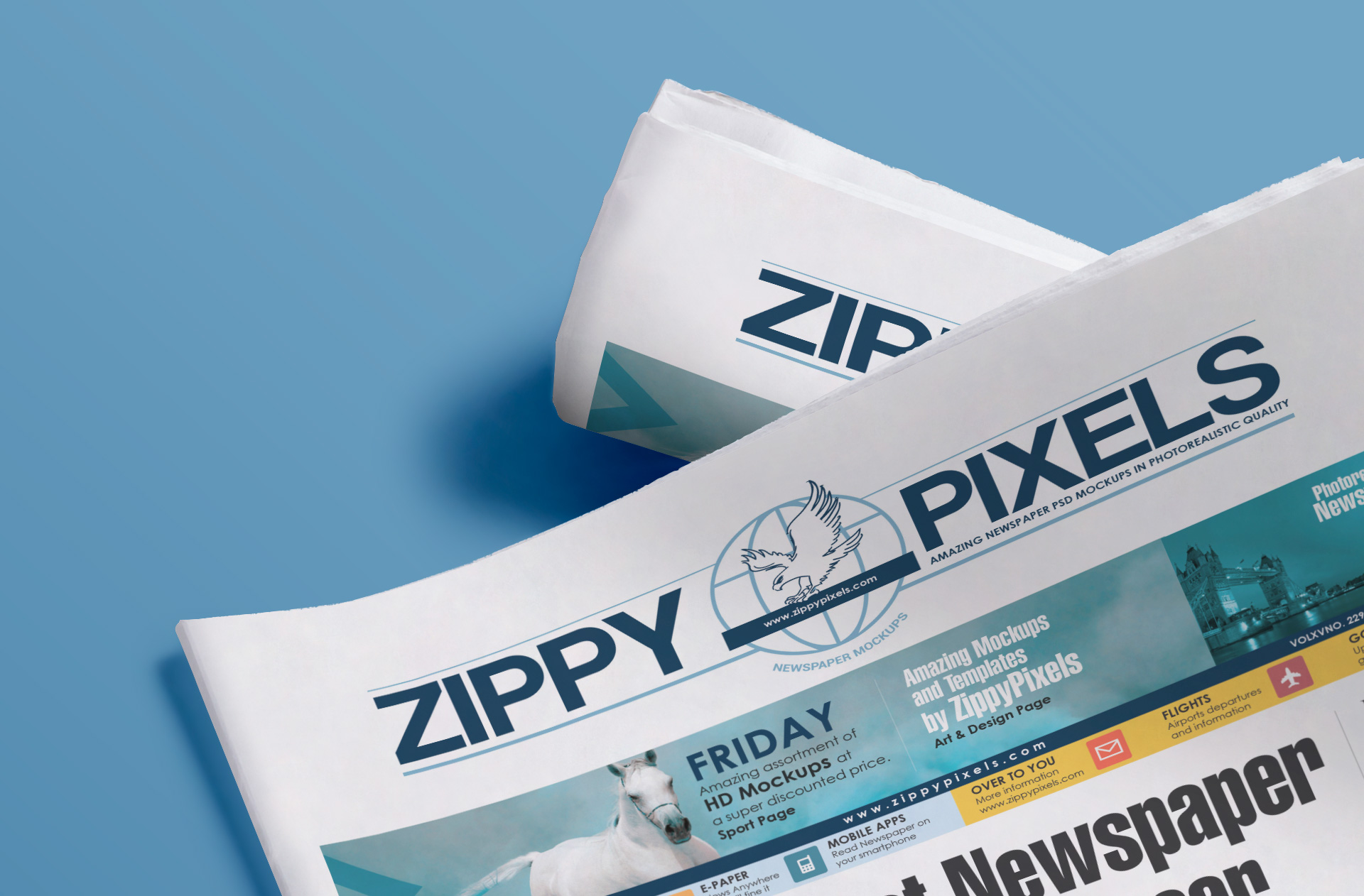 broadsheet mockup