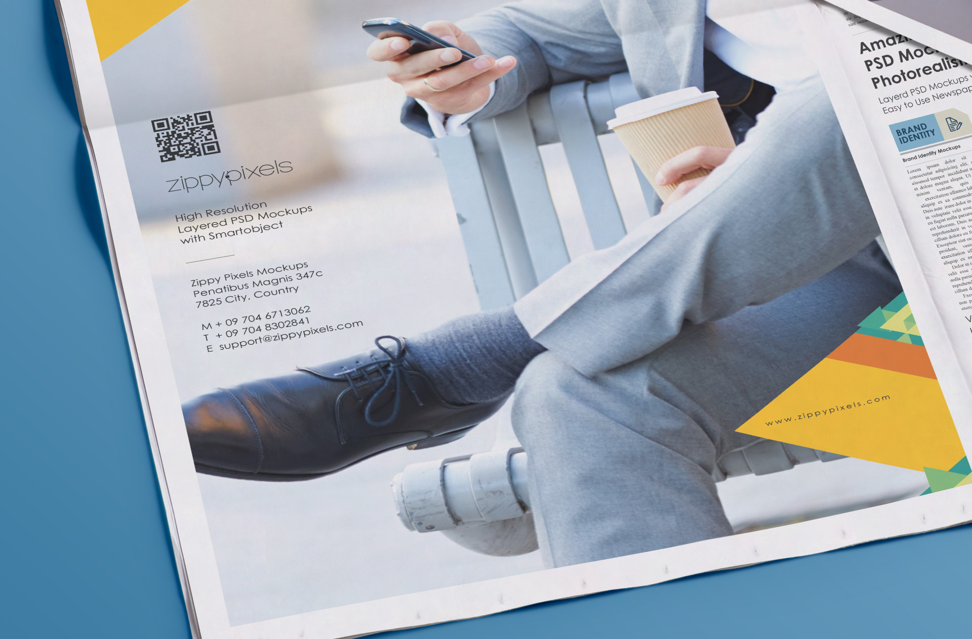 broadsheet mockup