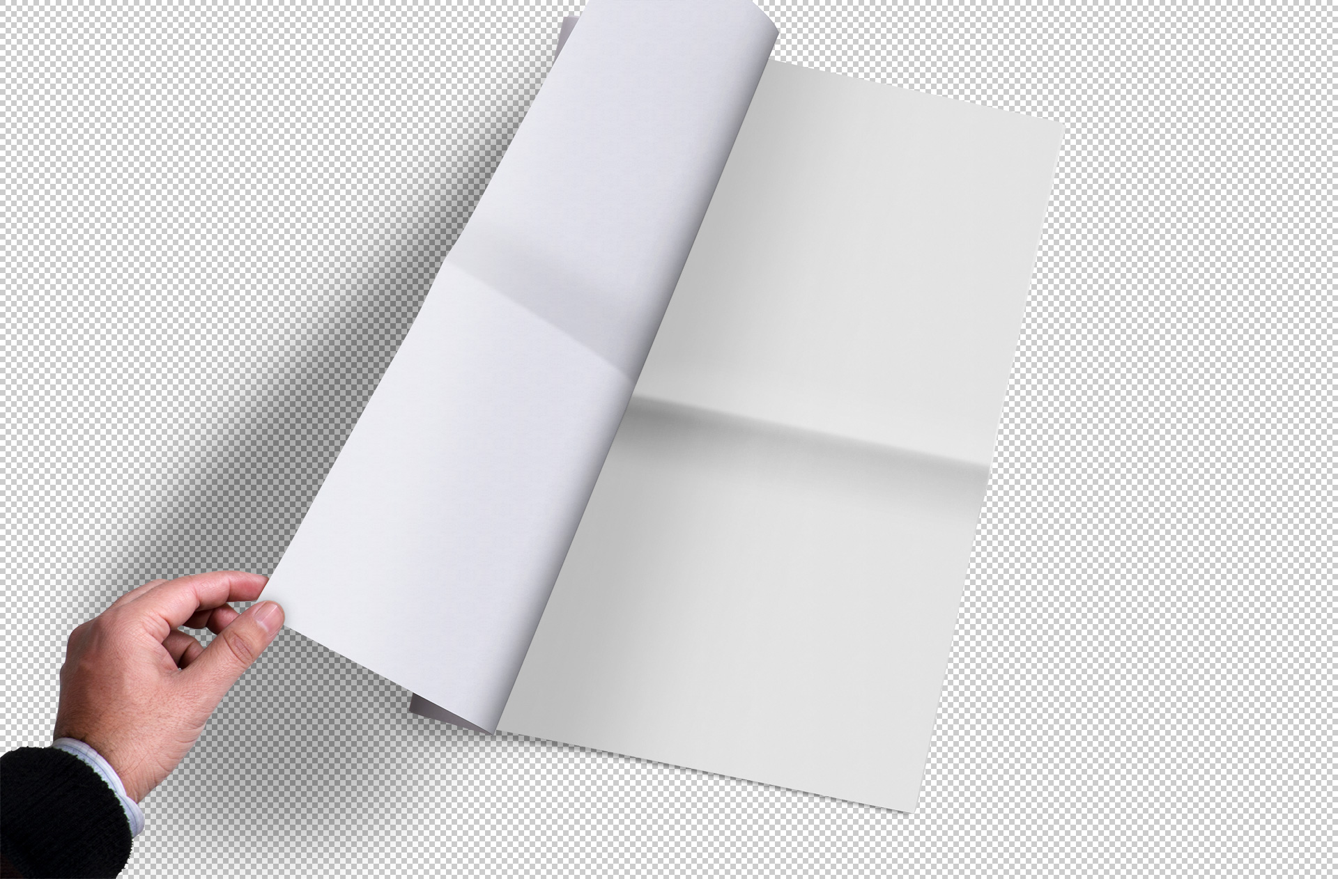 broadsheet mockup