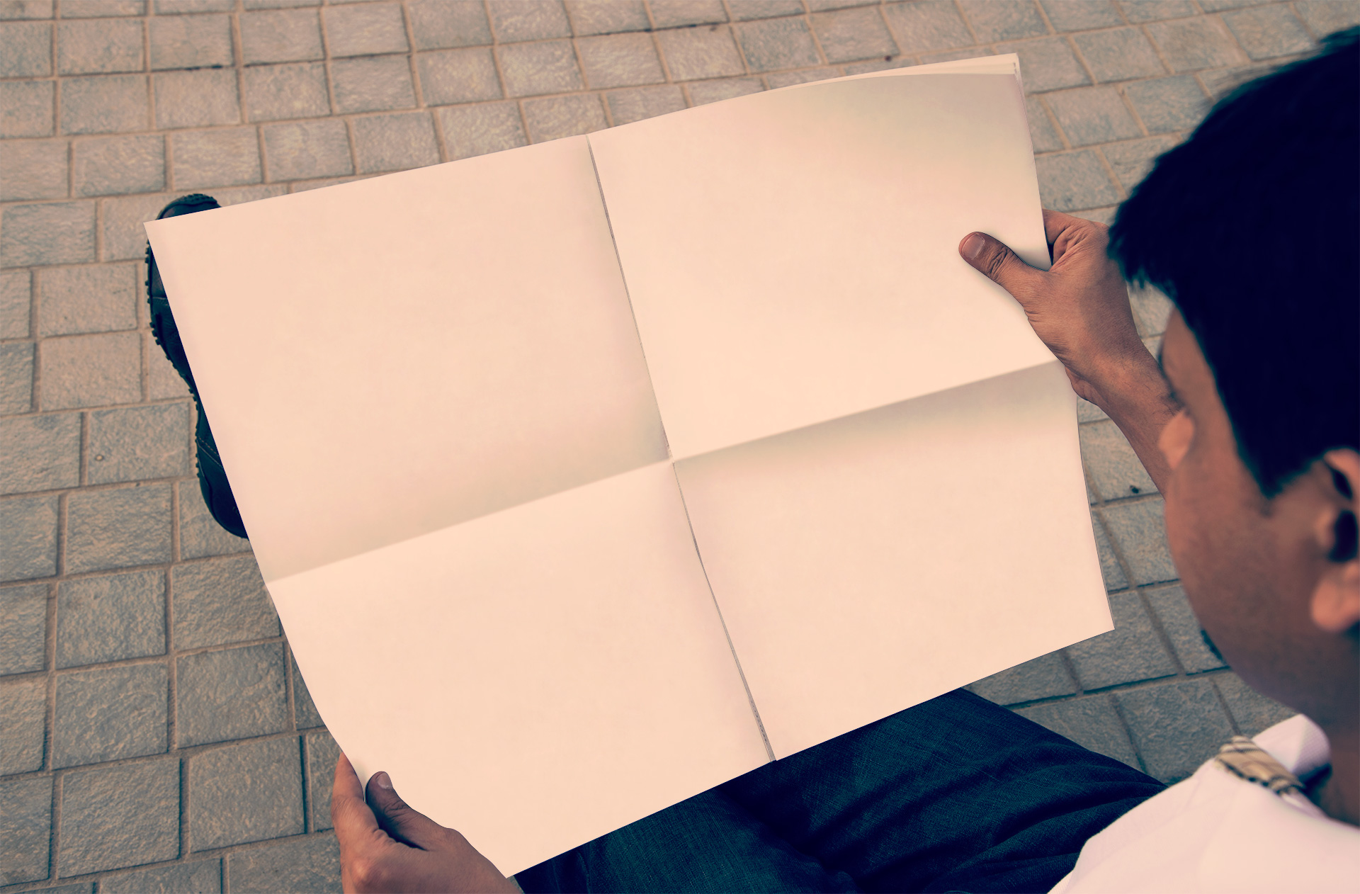 broadsheet mockup