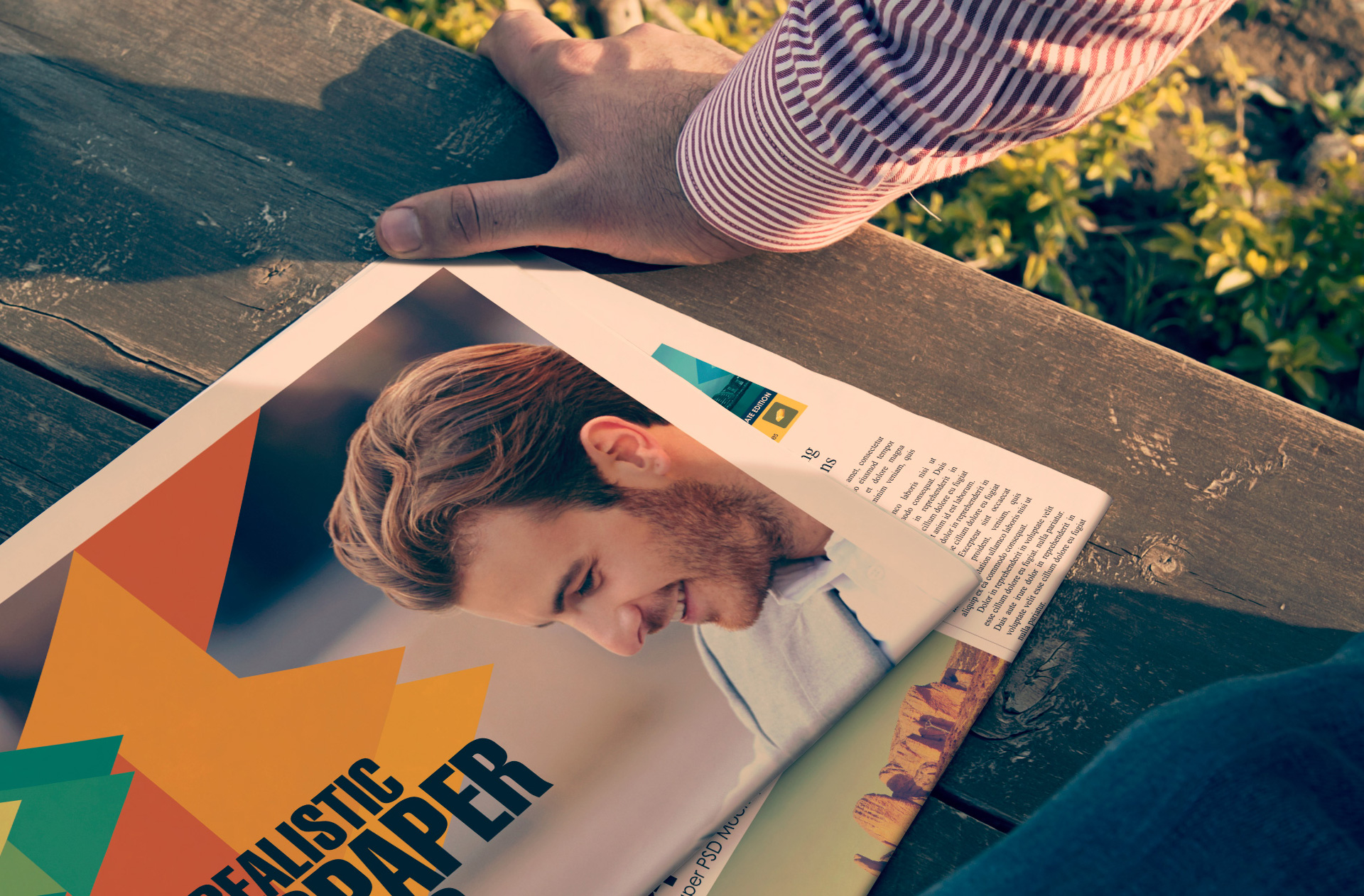 broadsheet mockup