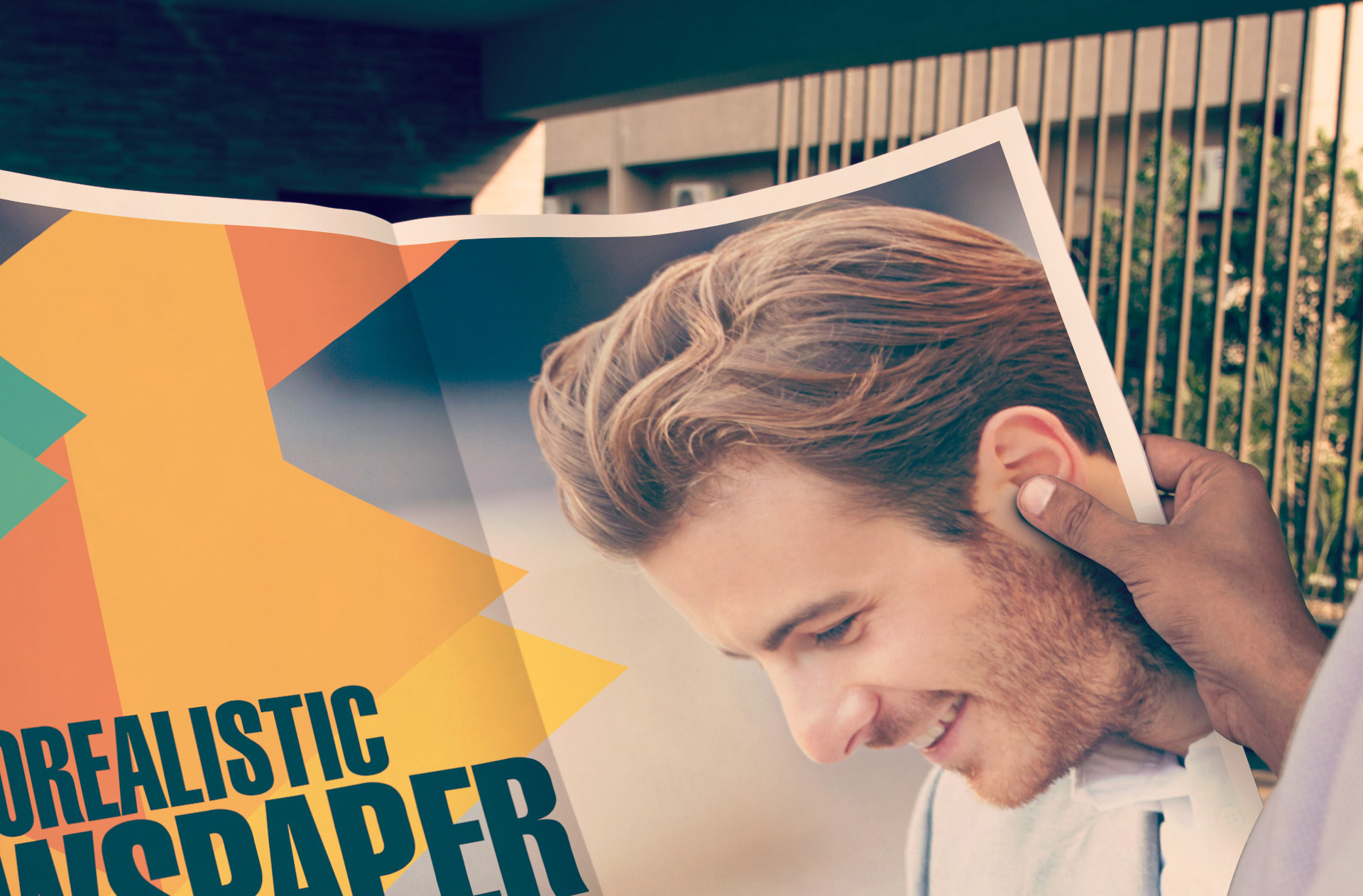 broadsheet mockup
