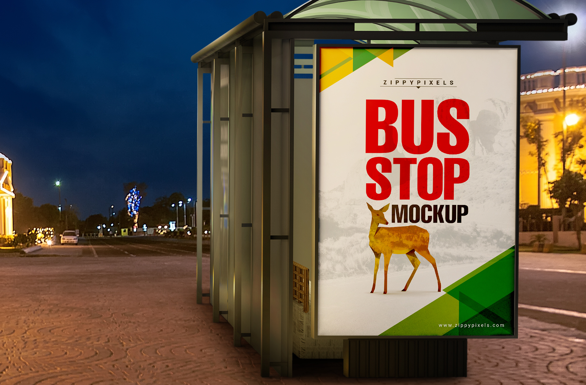bus stop mock-up