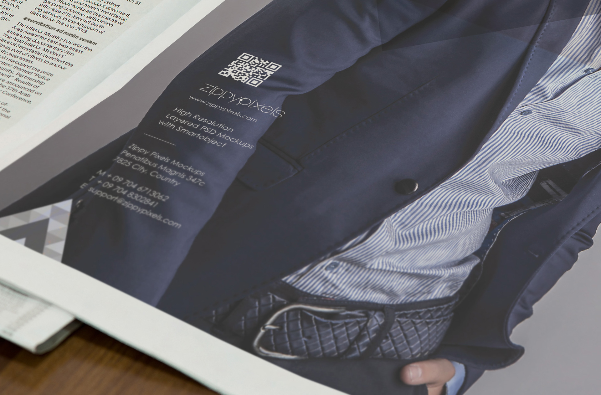 advertising layout PSD