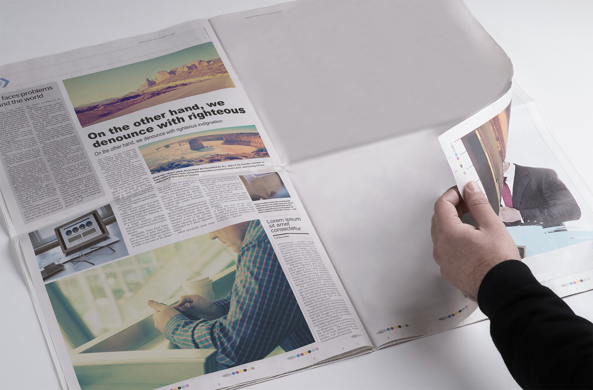advertising layout PSD
