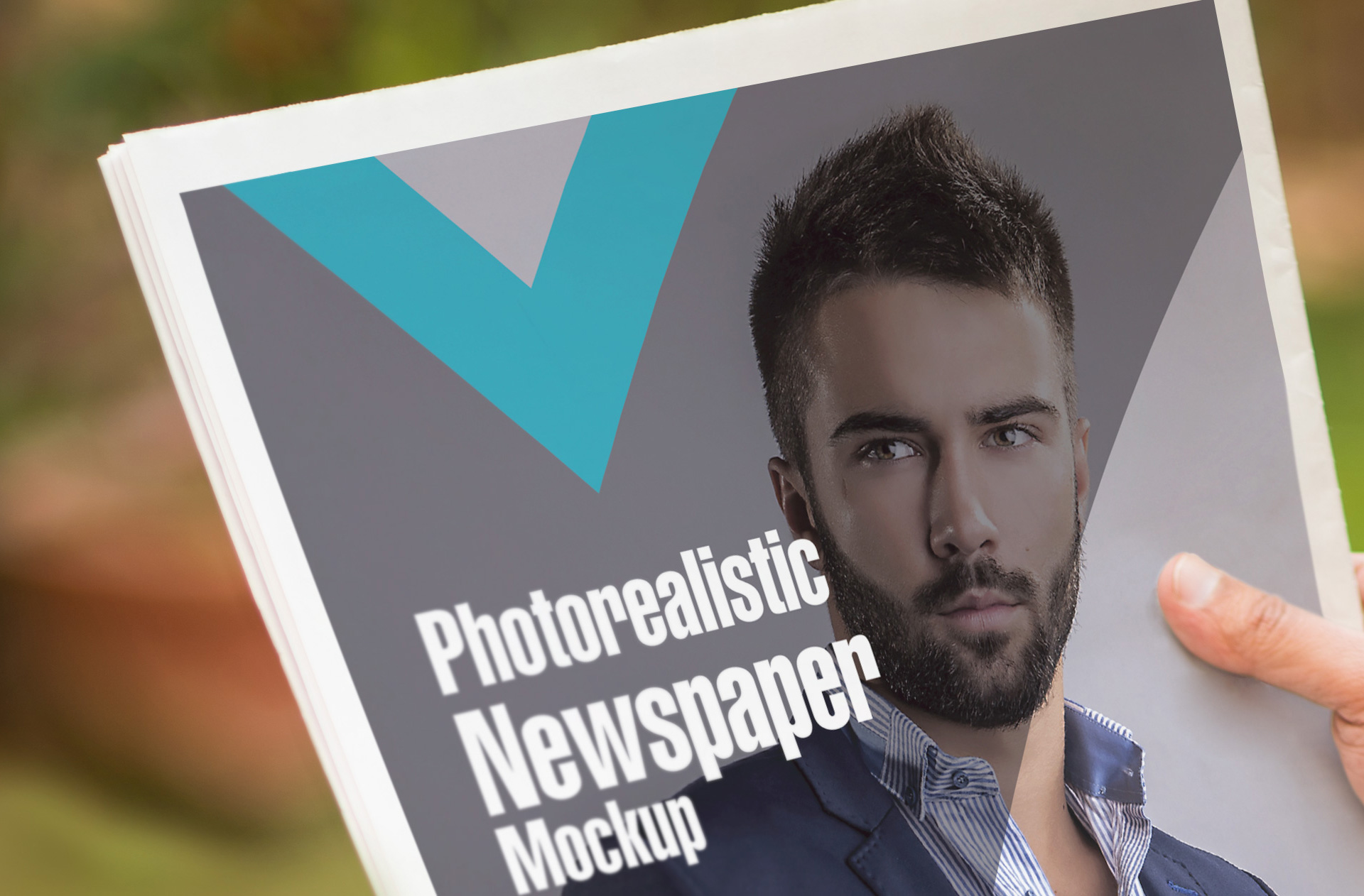 advertising spread mockup