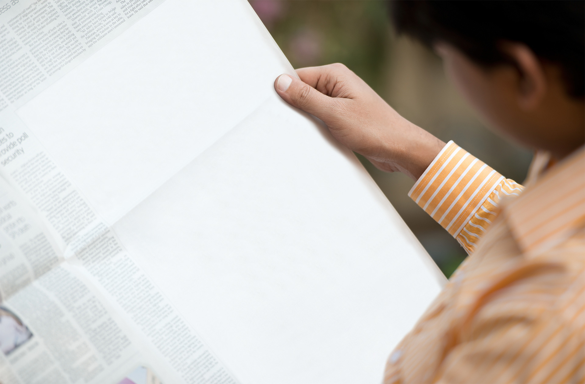 advertising spread mockup