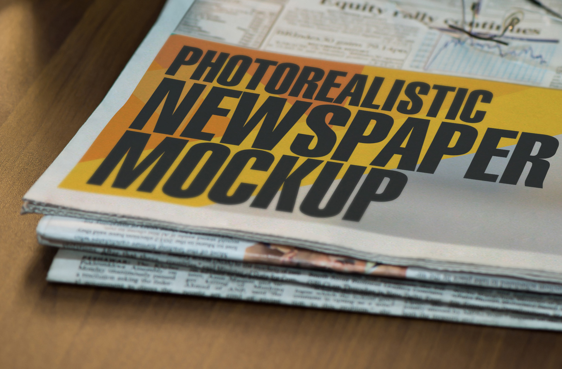 broadsheet mockup