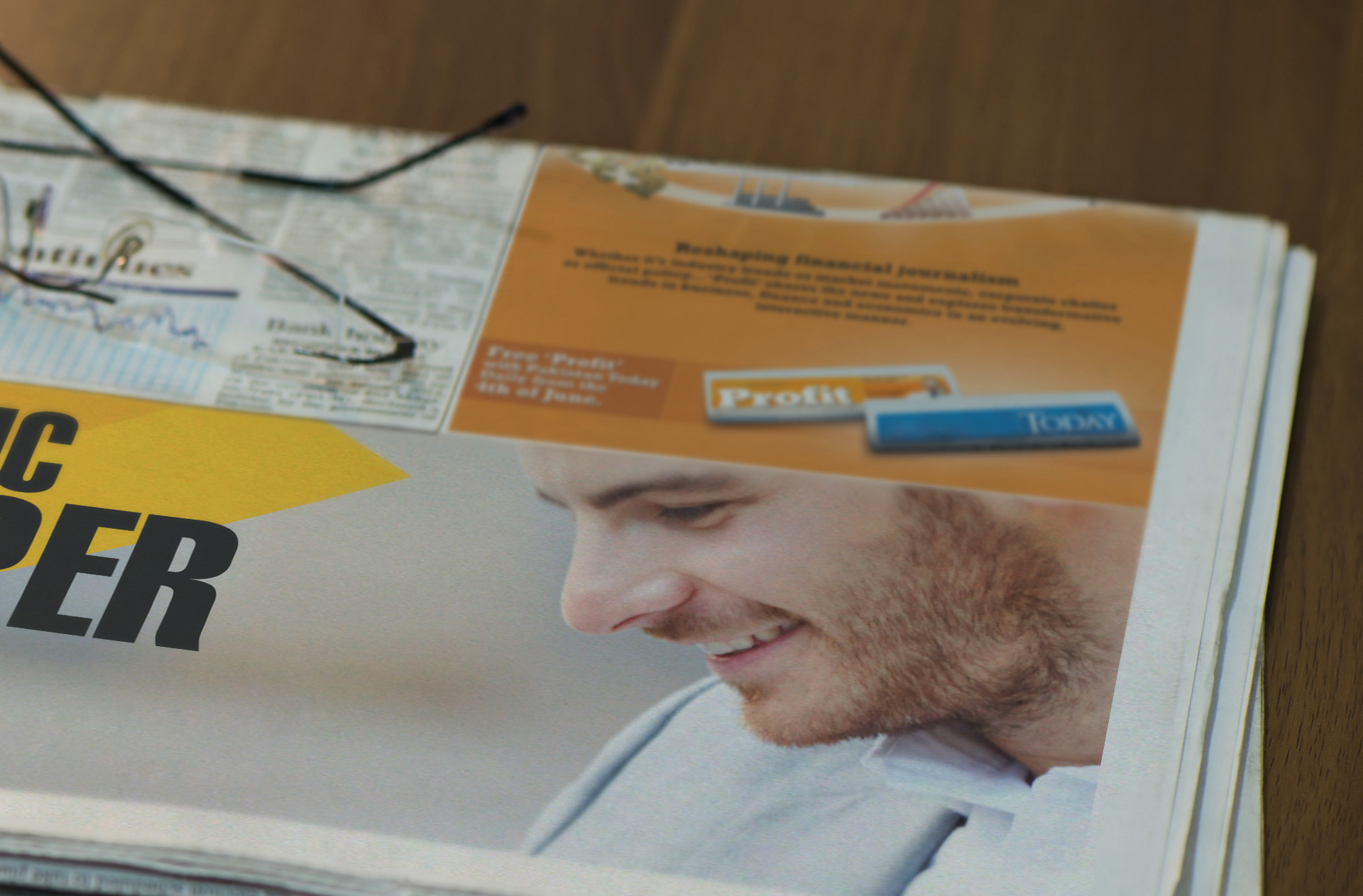 broadsheet mockup